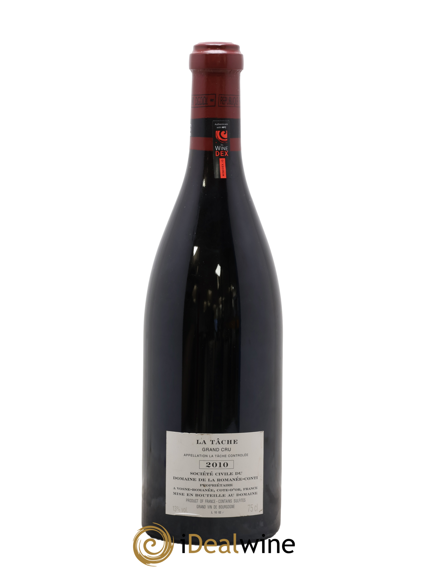 La Tâche Grand Cru Domaine de la Romanée-Conti 2010 - Lot de 1 bouteille - 1