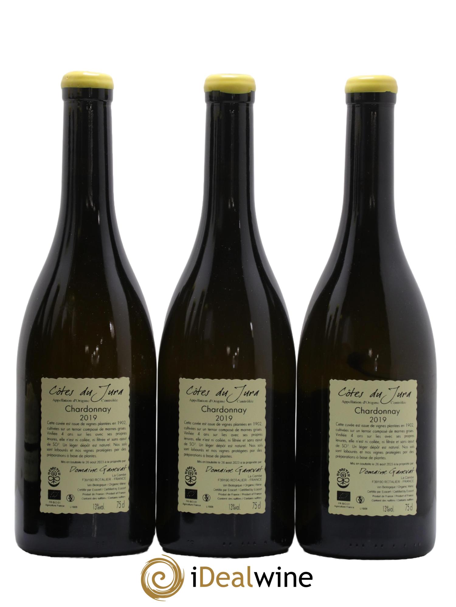 Côtes du Jura Les Chalasses Vieilles Vignes Jean-François Ganevat (Domaine) 2019 - Lot de 3 bouteilles - 1