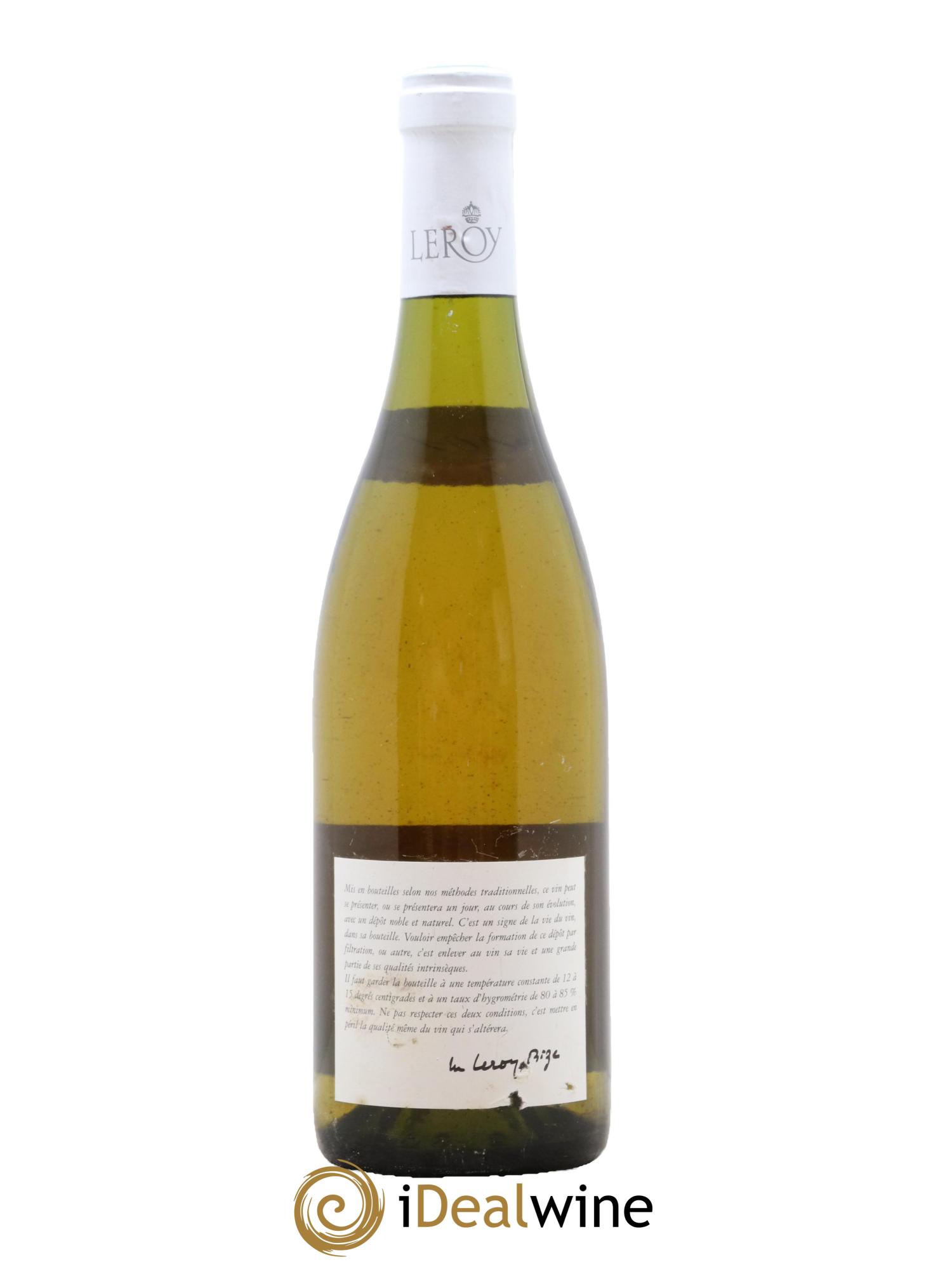 Puligny-Montrachet 1er Cru Champ-Gain Leroy SA 2001 - Posten von 1 Flasche - 1