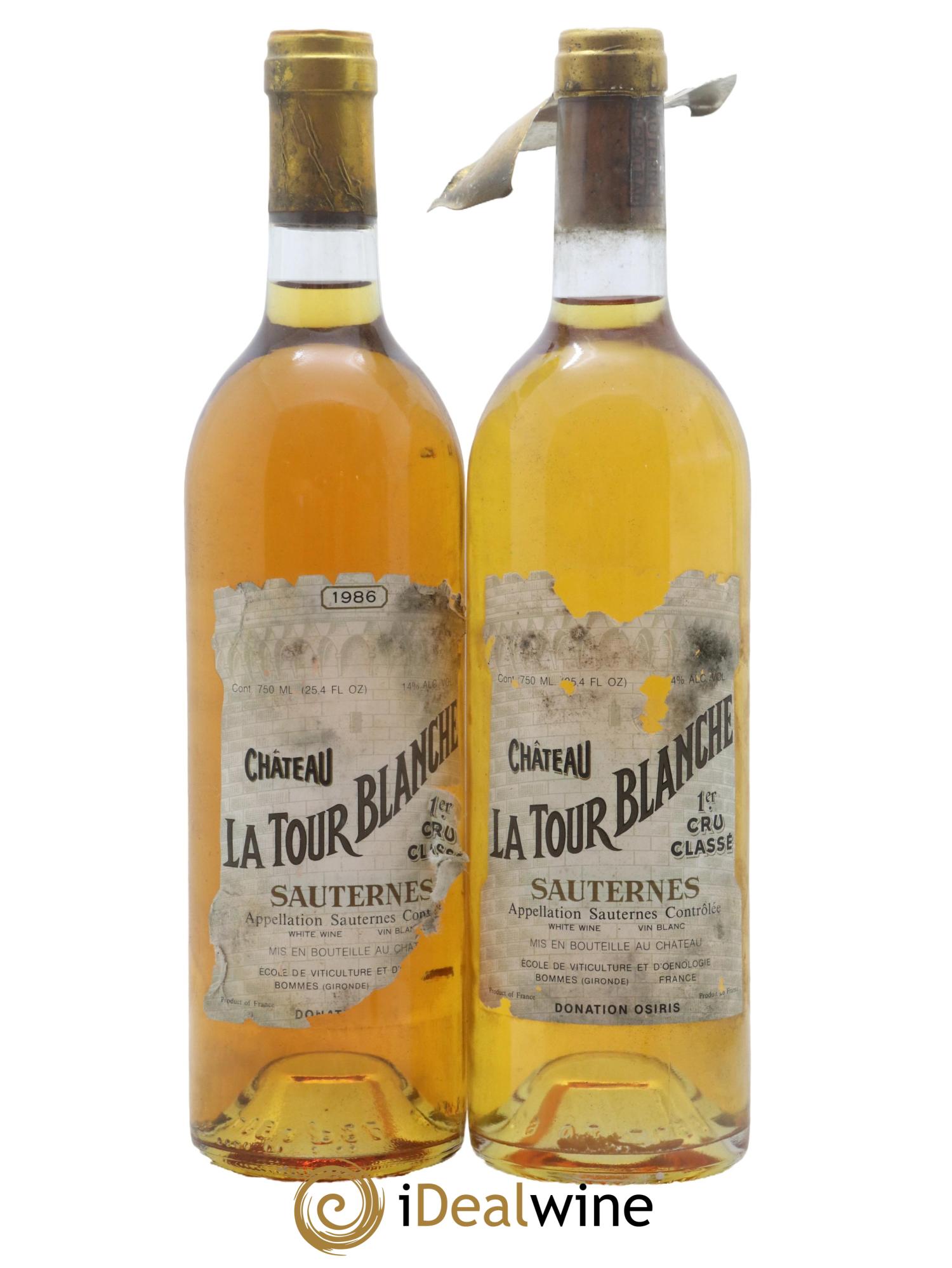Château la Tour Blanche 1er Grand Cru Classé - Lotto di 2 bottiglie - 1