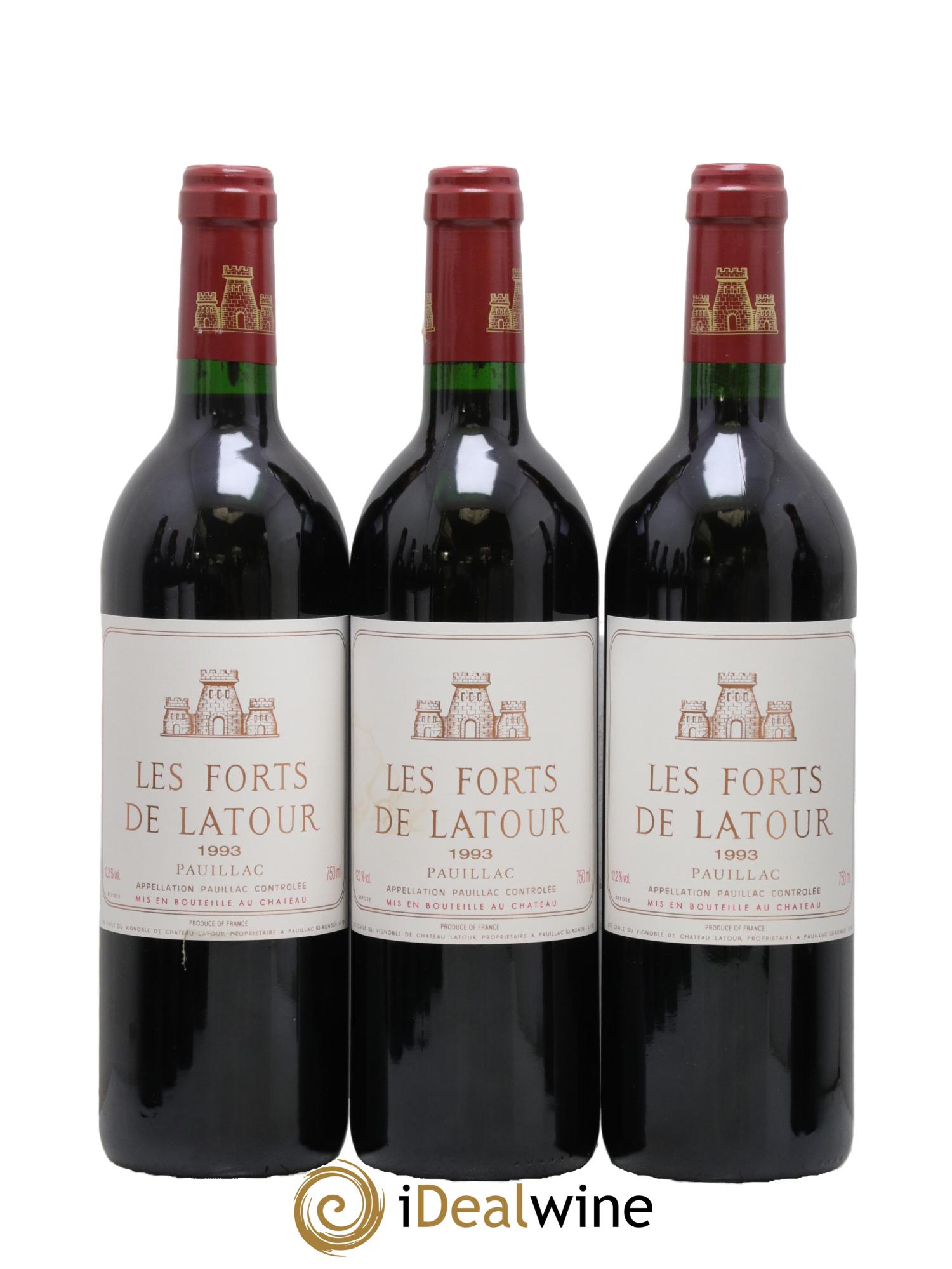 Les Forts de Latour Second Vin 1993 - Lot de 12 bouteilles - 2