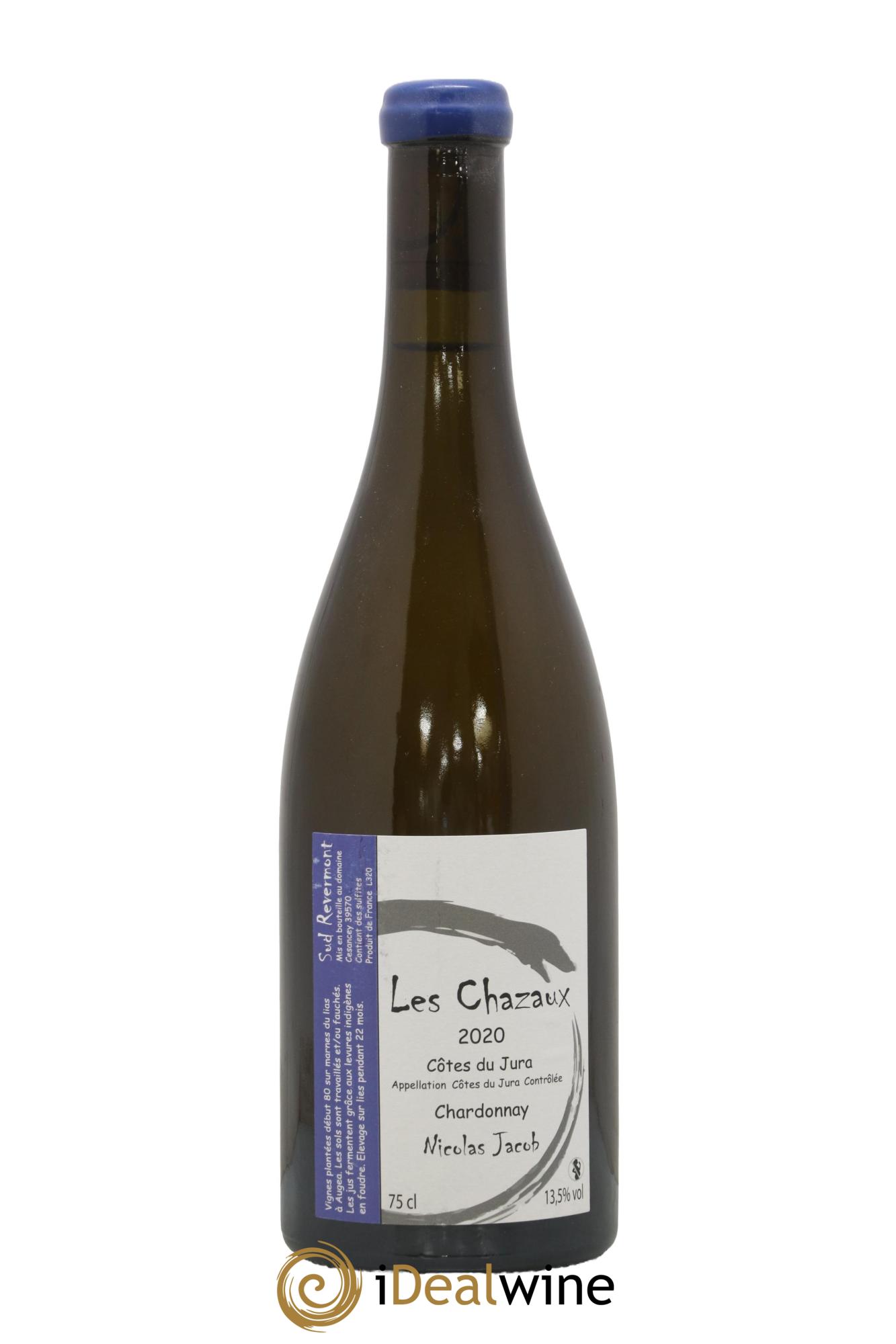 Côtes du Jura Chardonnay Les Chazaux Nicolas Jacob 2020 - Lot de 1 bouteille - 0
