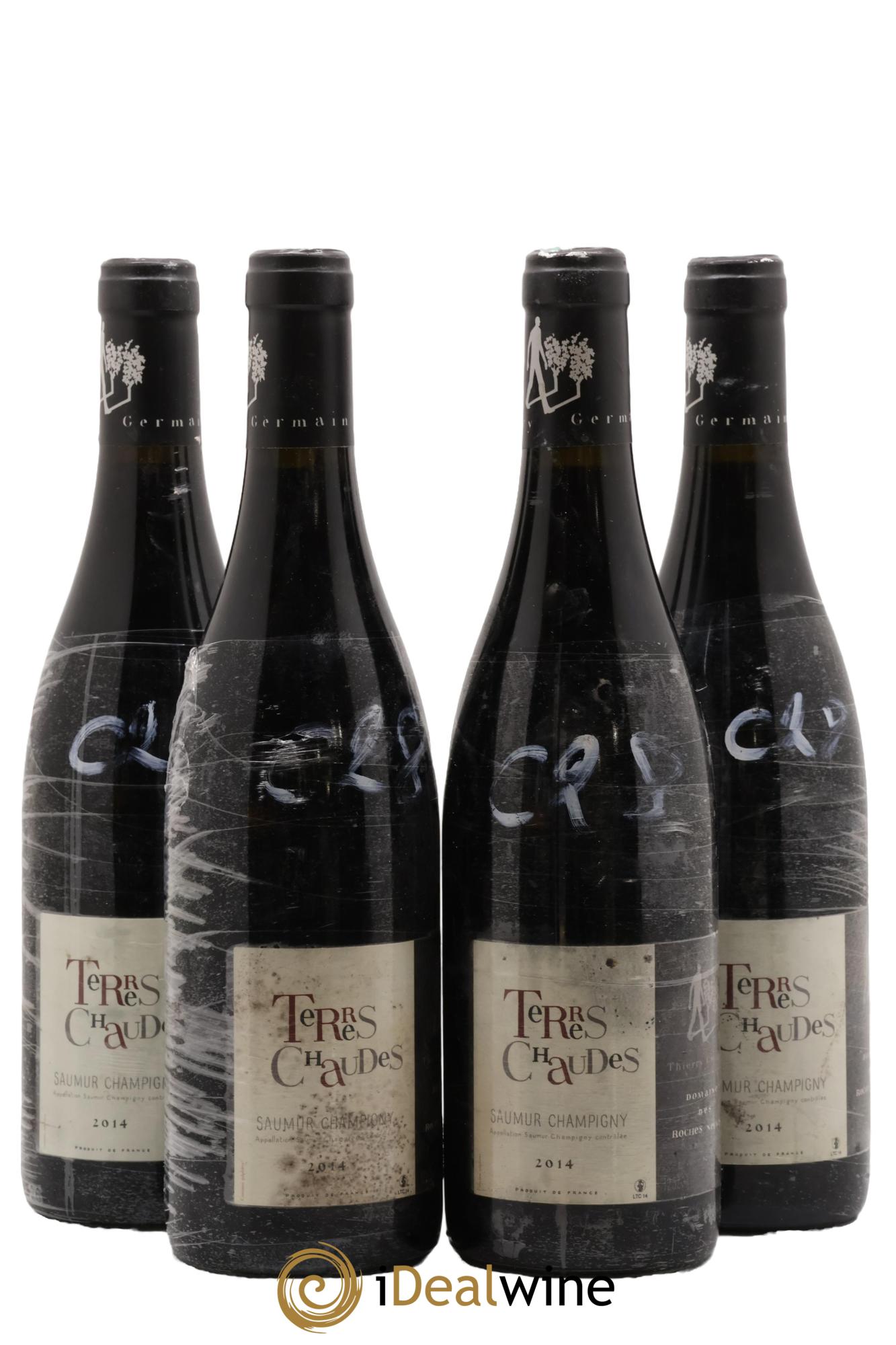 Saumur-Champigny Terres Chaudes Domaine des Roches Neuves - Thierry Germain 2014 - Lot de 4 bouteilles - 0