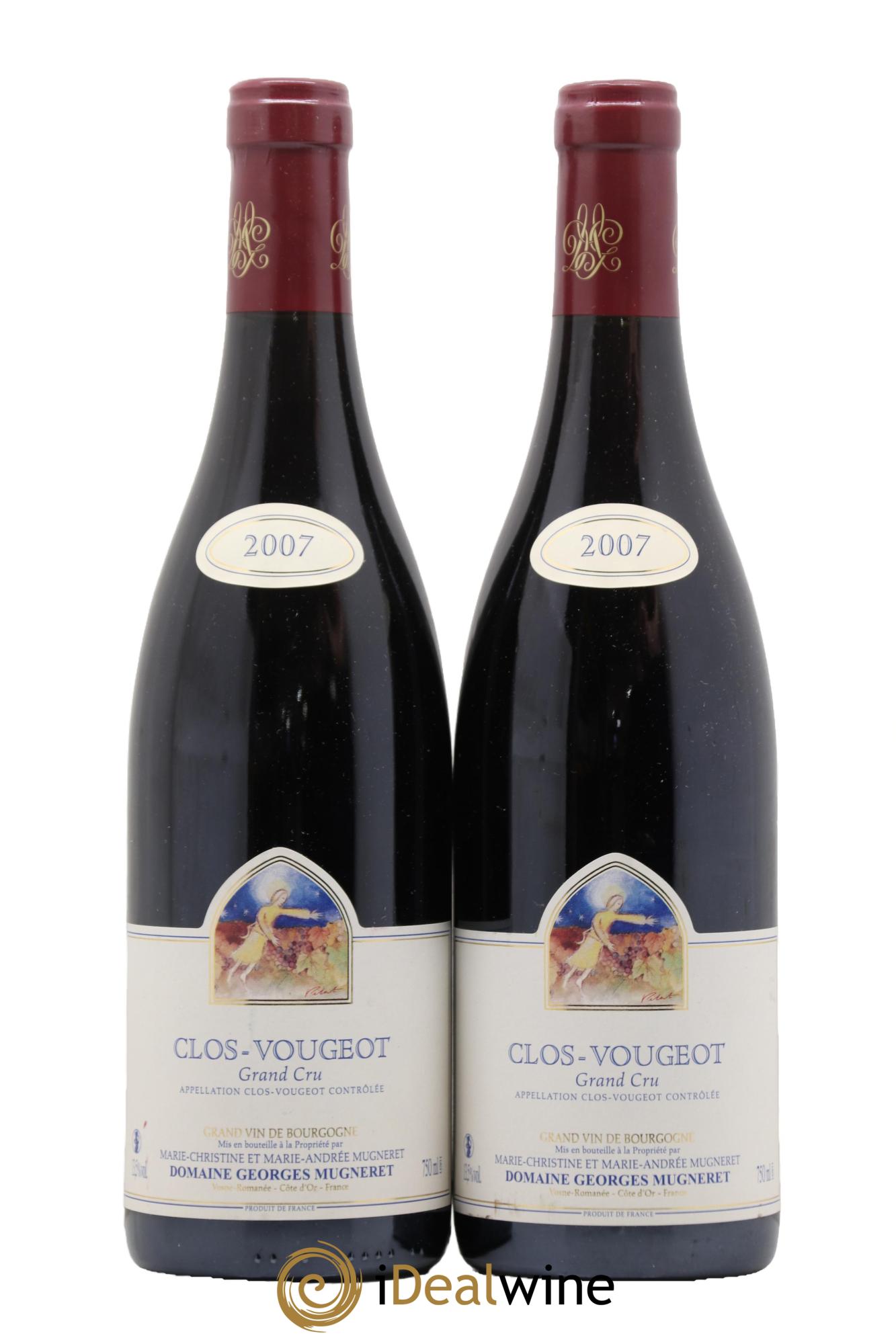 Clos de Vougeot Grand Cru Georges Mugneret-Gibourg (Domaine) 2007 - Lot de 2 bouteilles - 0