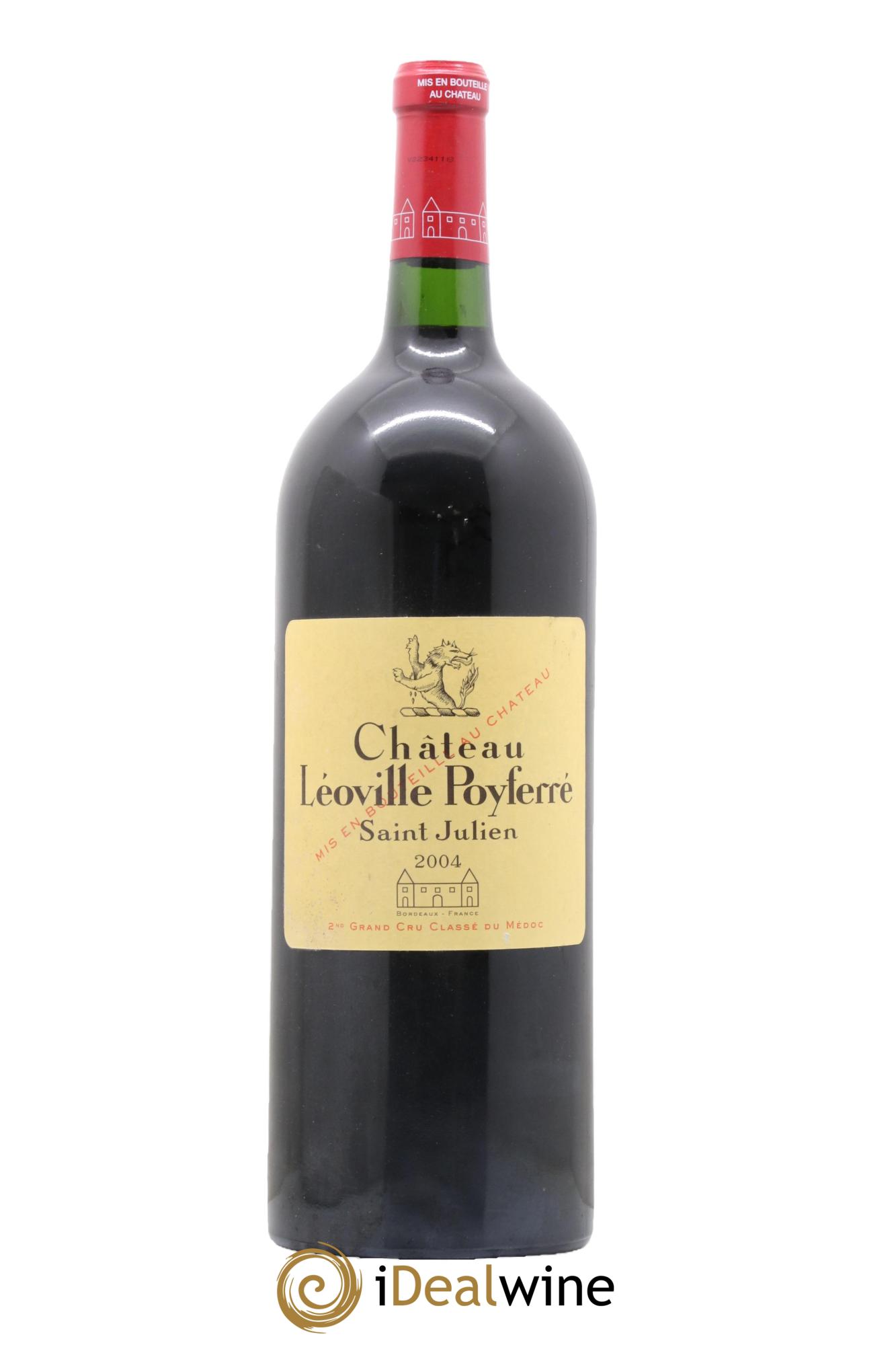 Château Léoville Poyferré 2ème Grand Cru Classé 2004 - Lot de 1 magnum - 0