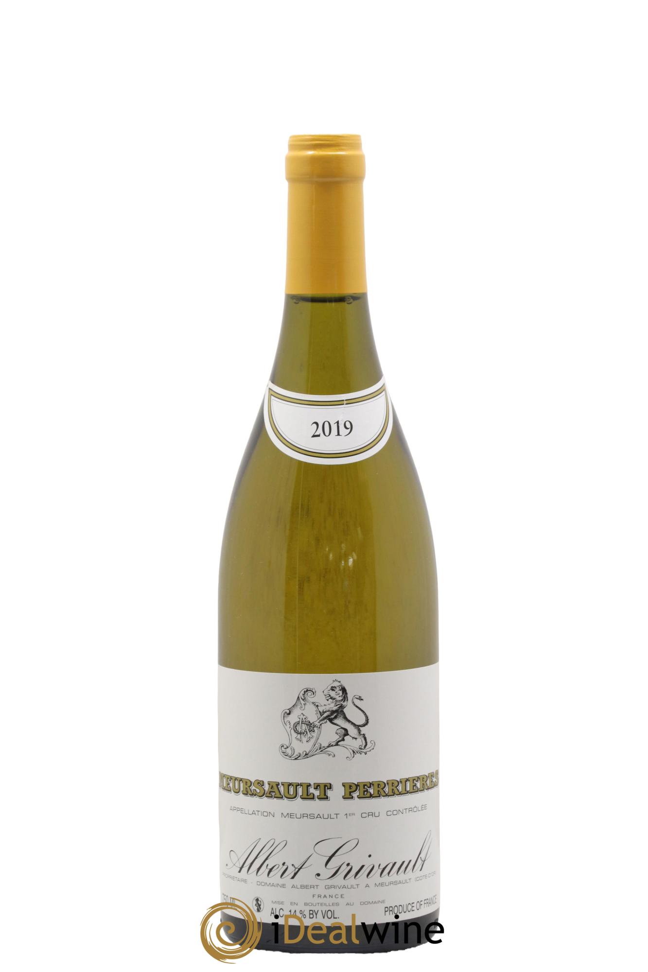Meursault 1er Cru Perrières Albert Grivault 2019 - Lot de 1 bouteille - 0