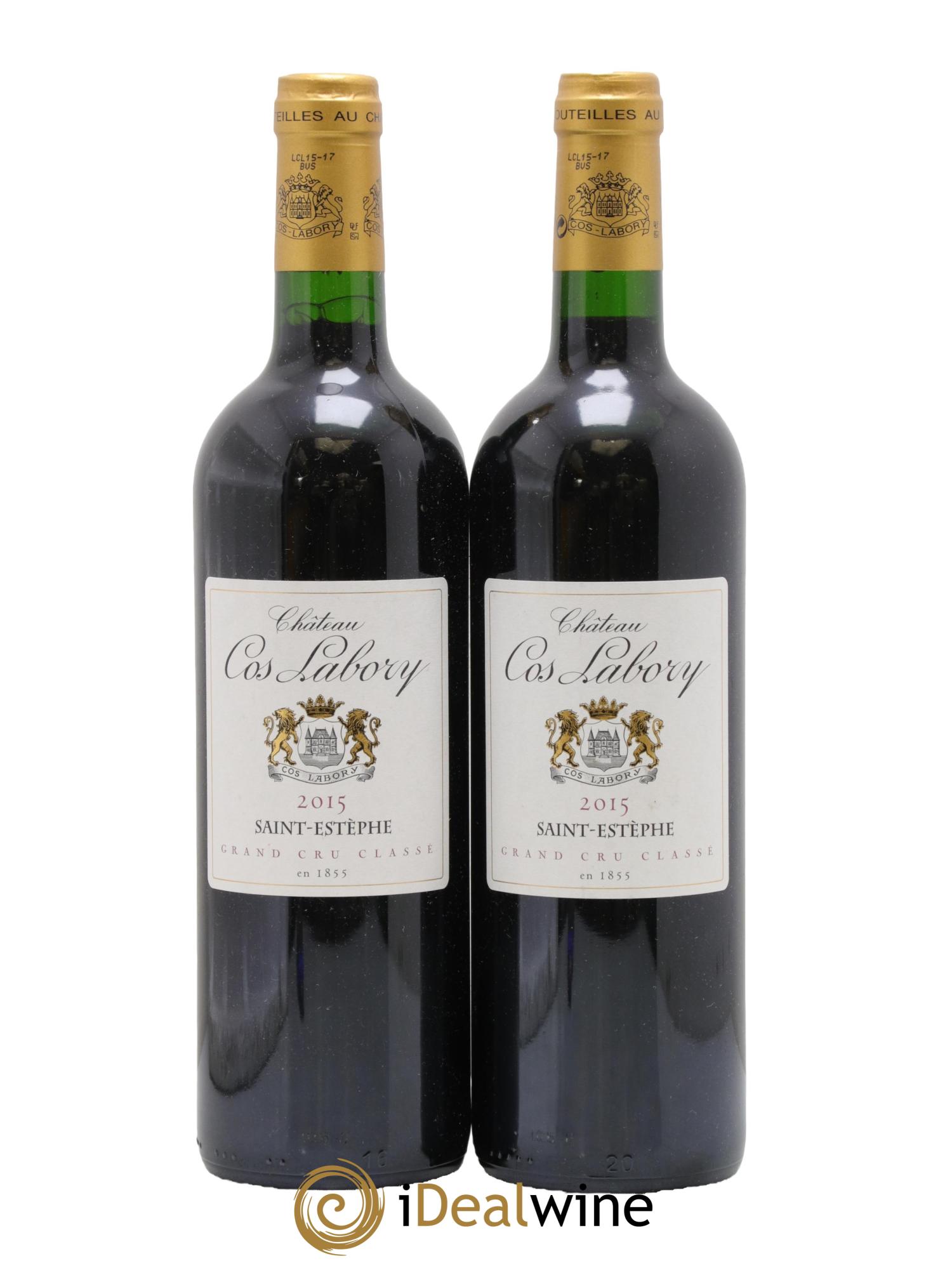 Château Cos Labory 5ème Grand Cru Classé 2015 - Lot of 2 bottles - 0