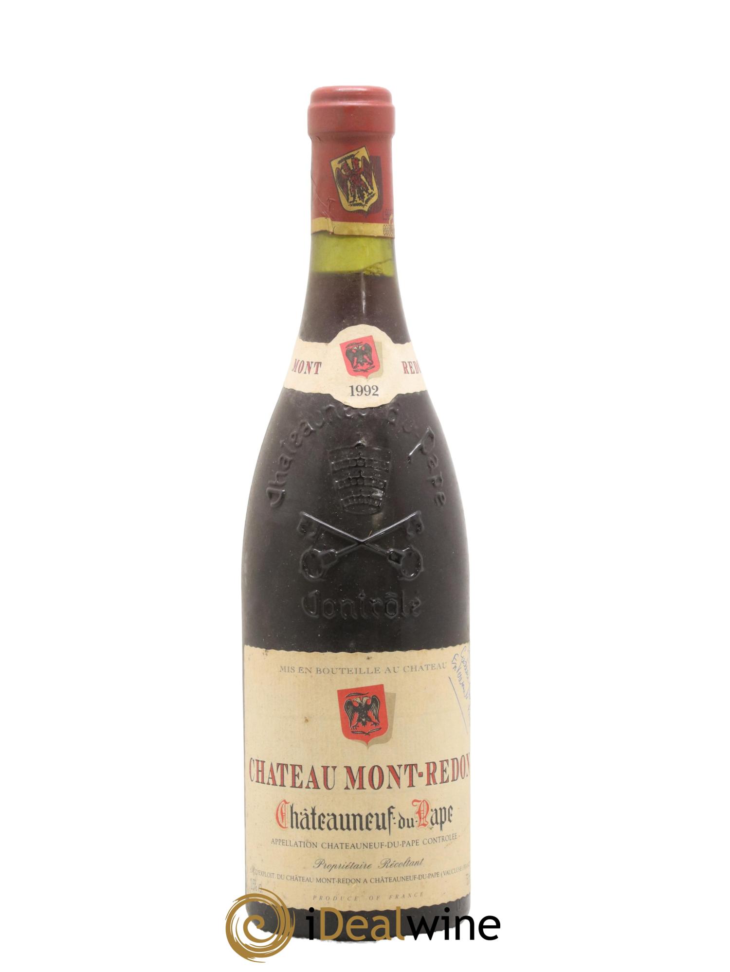 Châteauneuf-du-Pape Château Mont-Redon Famille Abeille-Fabre 1992 - Lot de 1 bouteille - 0