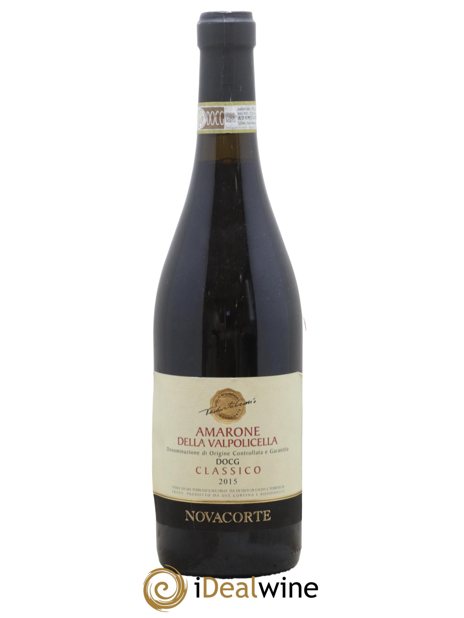 Amarone della Valpolicella DOC Classico Novacorte 2015 - Lotto di 1 bottiglia - 0