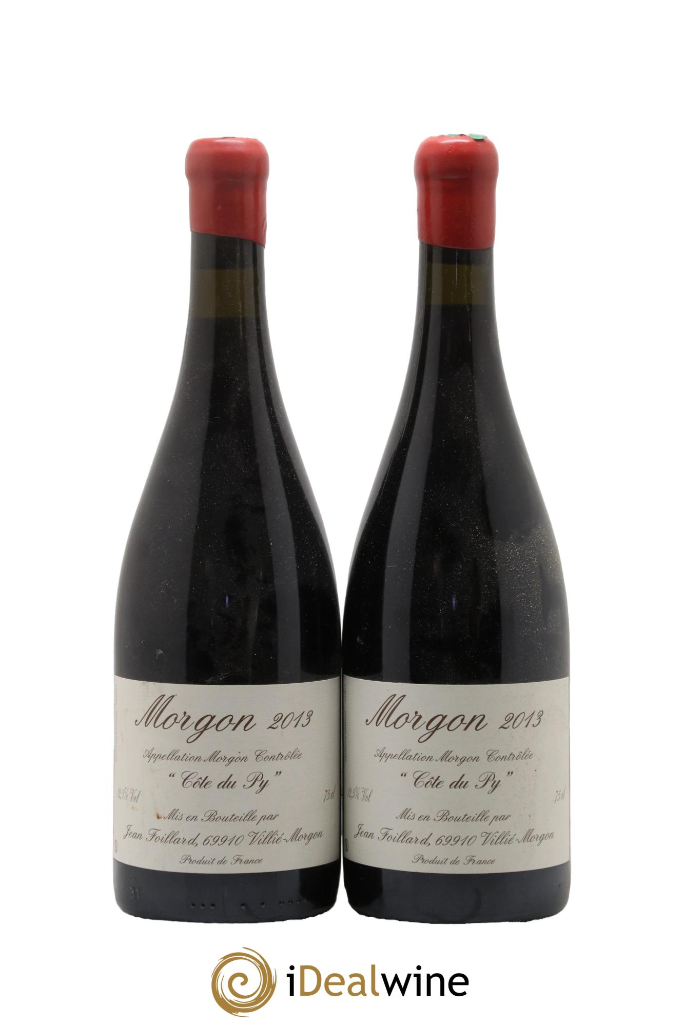 Morgon Côte du Py Jean Foillard 2013 - Posten von 2 Flaschen - 0