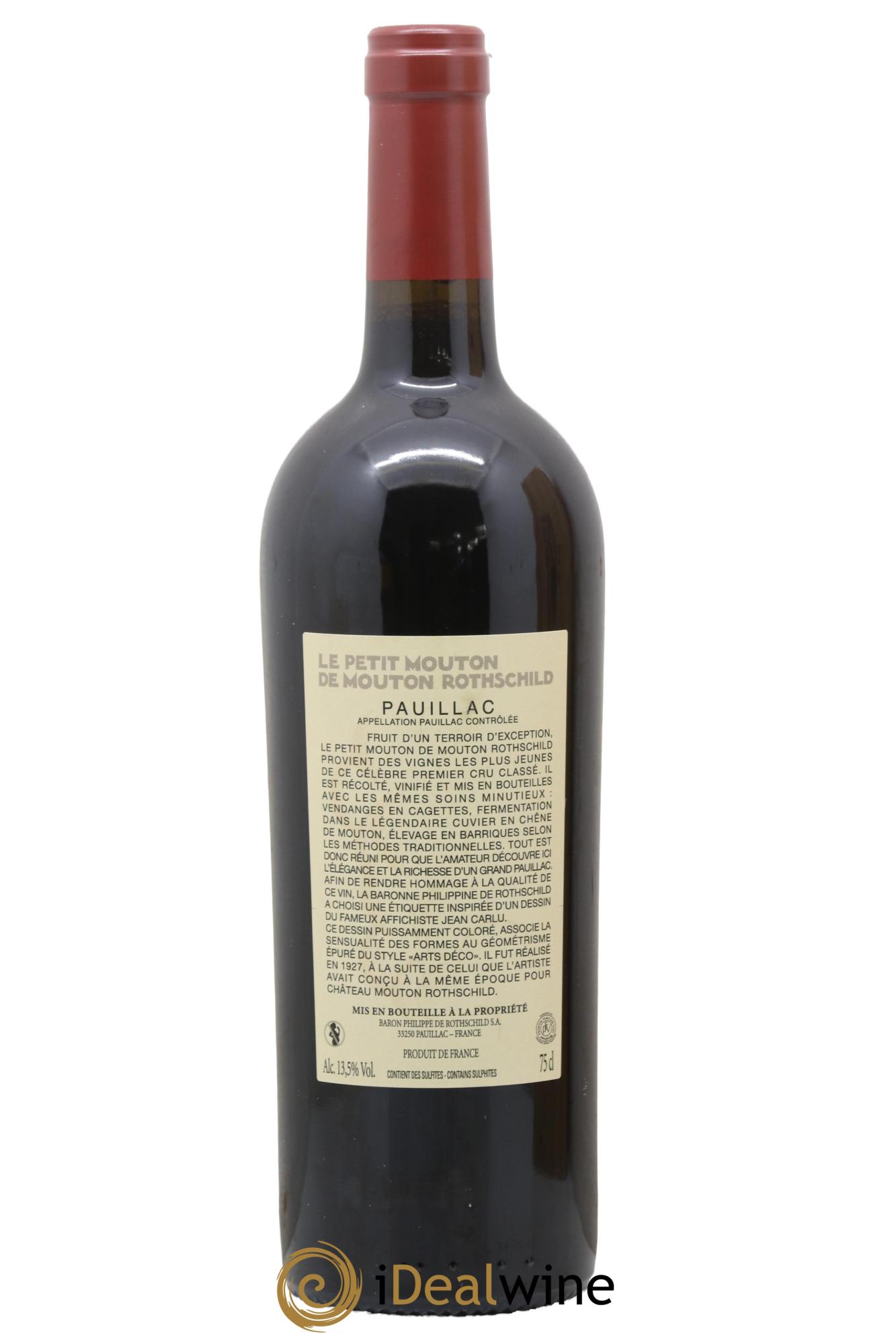 Petit Mouton Second Vin 2019 - Lot de 1 bouteille - 2