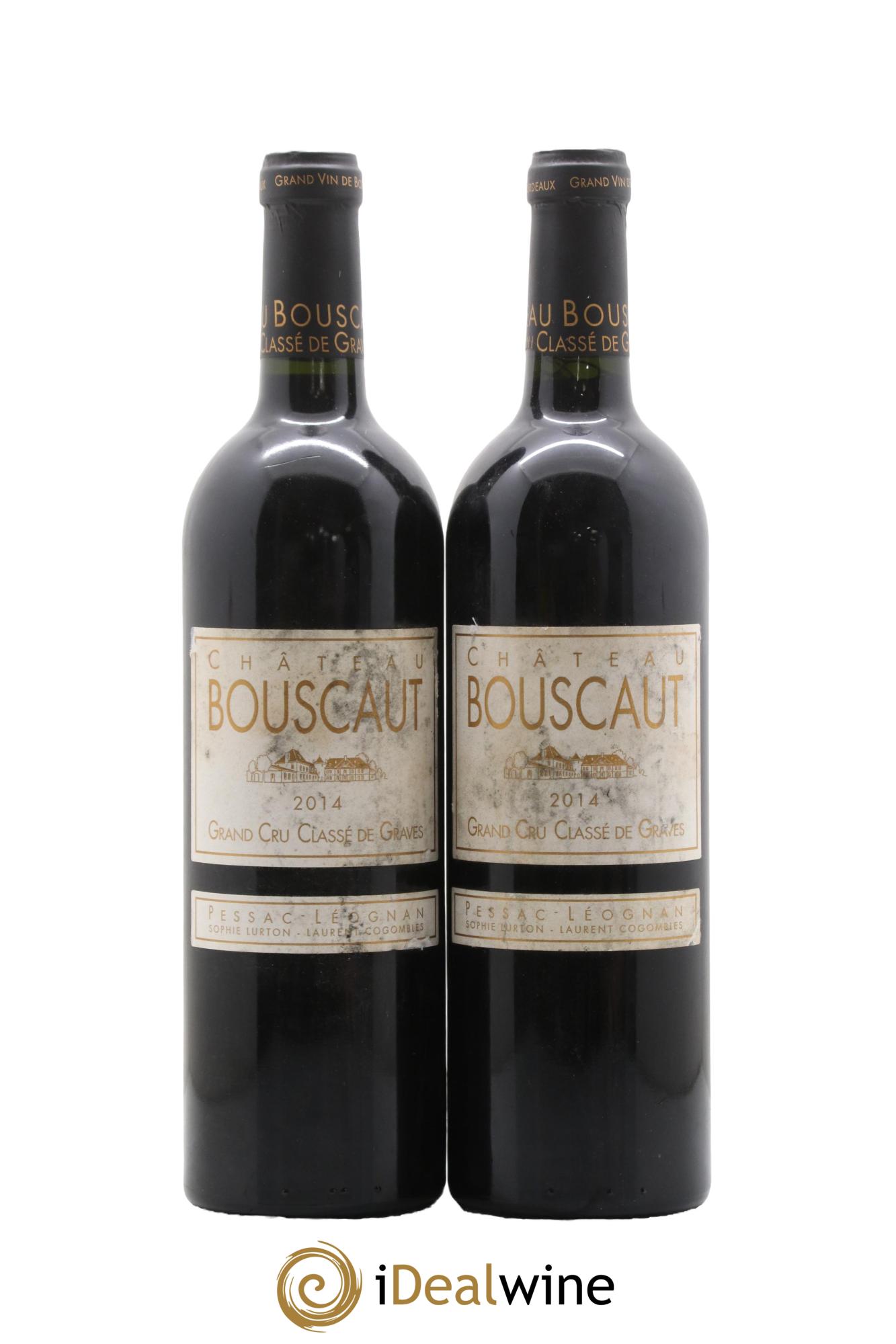 Château Bouscaut Cru Classé de Graves 2014 - Lotto di 2 bottiglie - 0