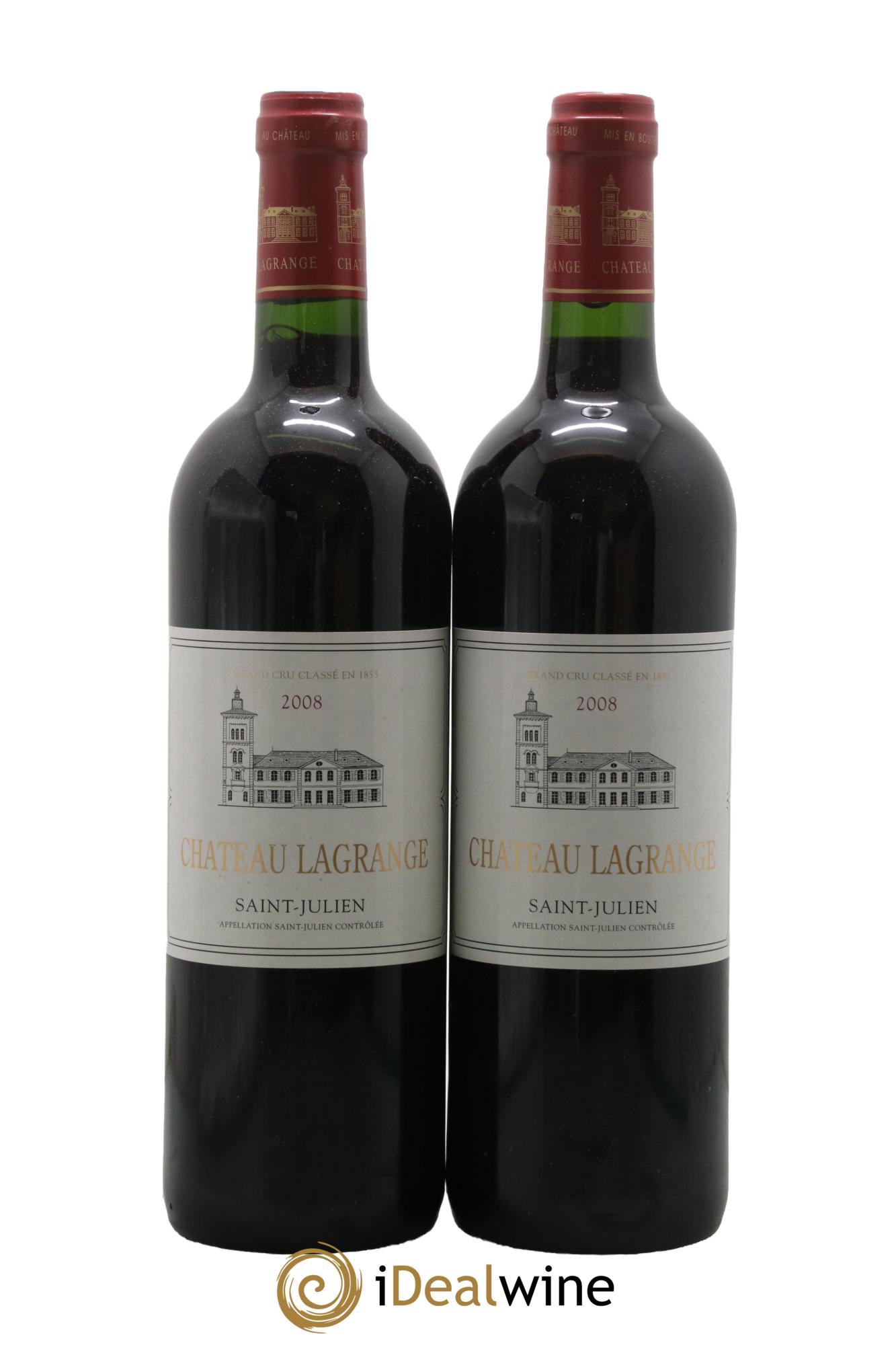Château Lagrange 3ème Grand Cru Classé 2008 - Lotto di 2 bottiglie - 0