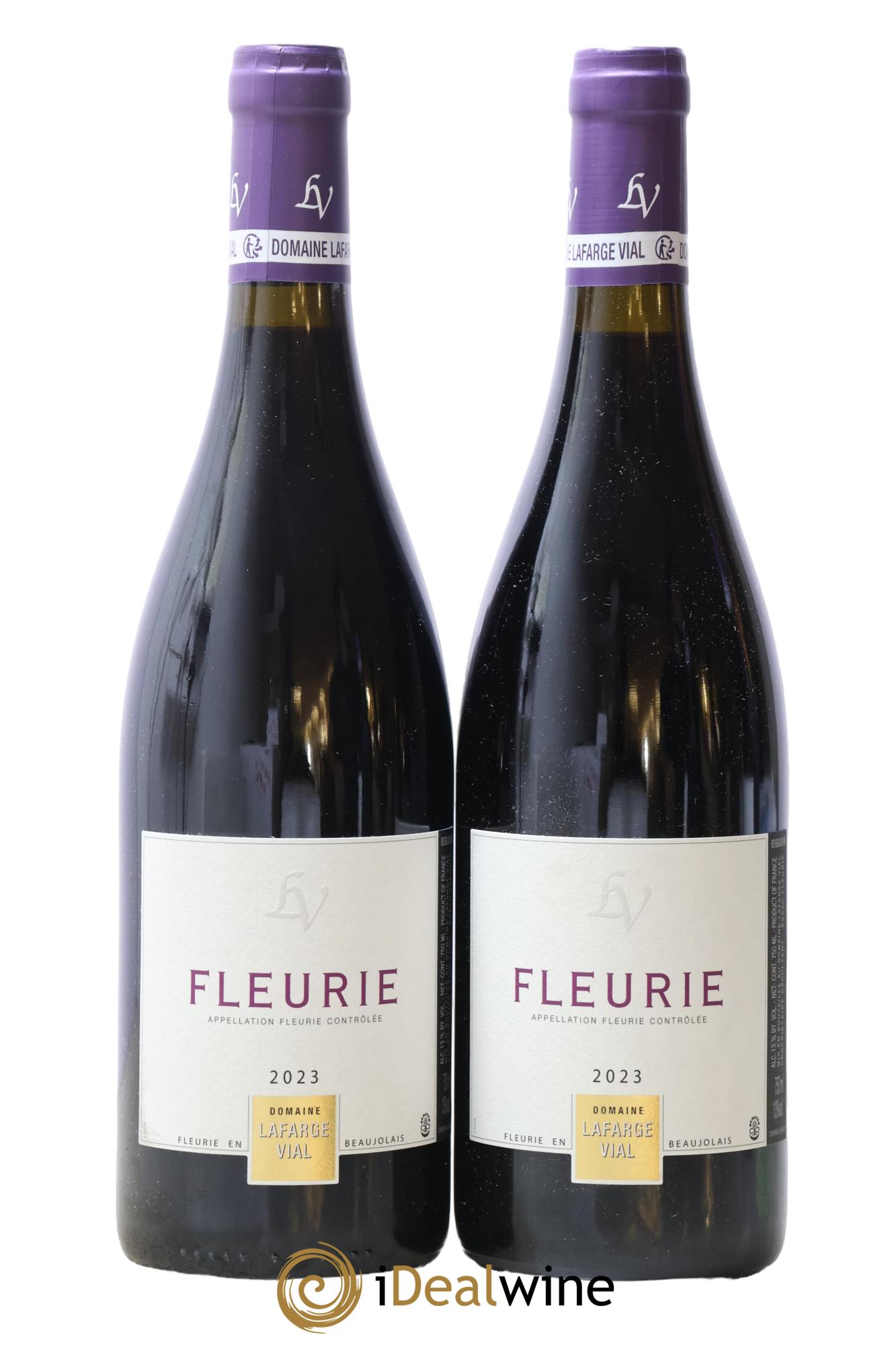 Fleurie Lafarge Vial 2023 - Lot de 2 bouteilles - 0