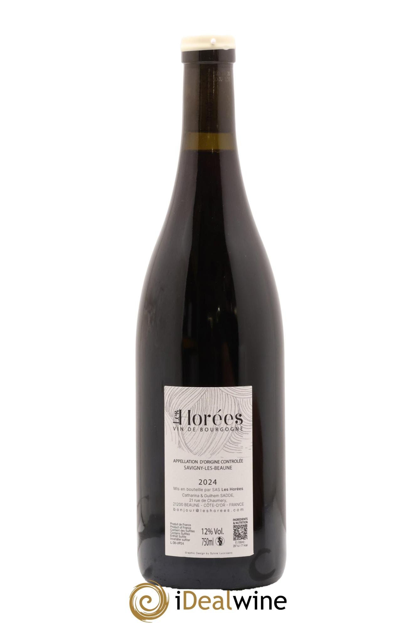 Savigny-lès-Beaune Les Plaisirs et les jours Les Horées 2024 - Lot of 1 bottle - 1