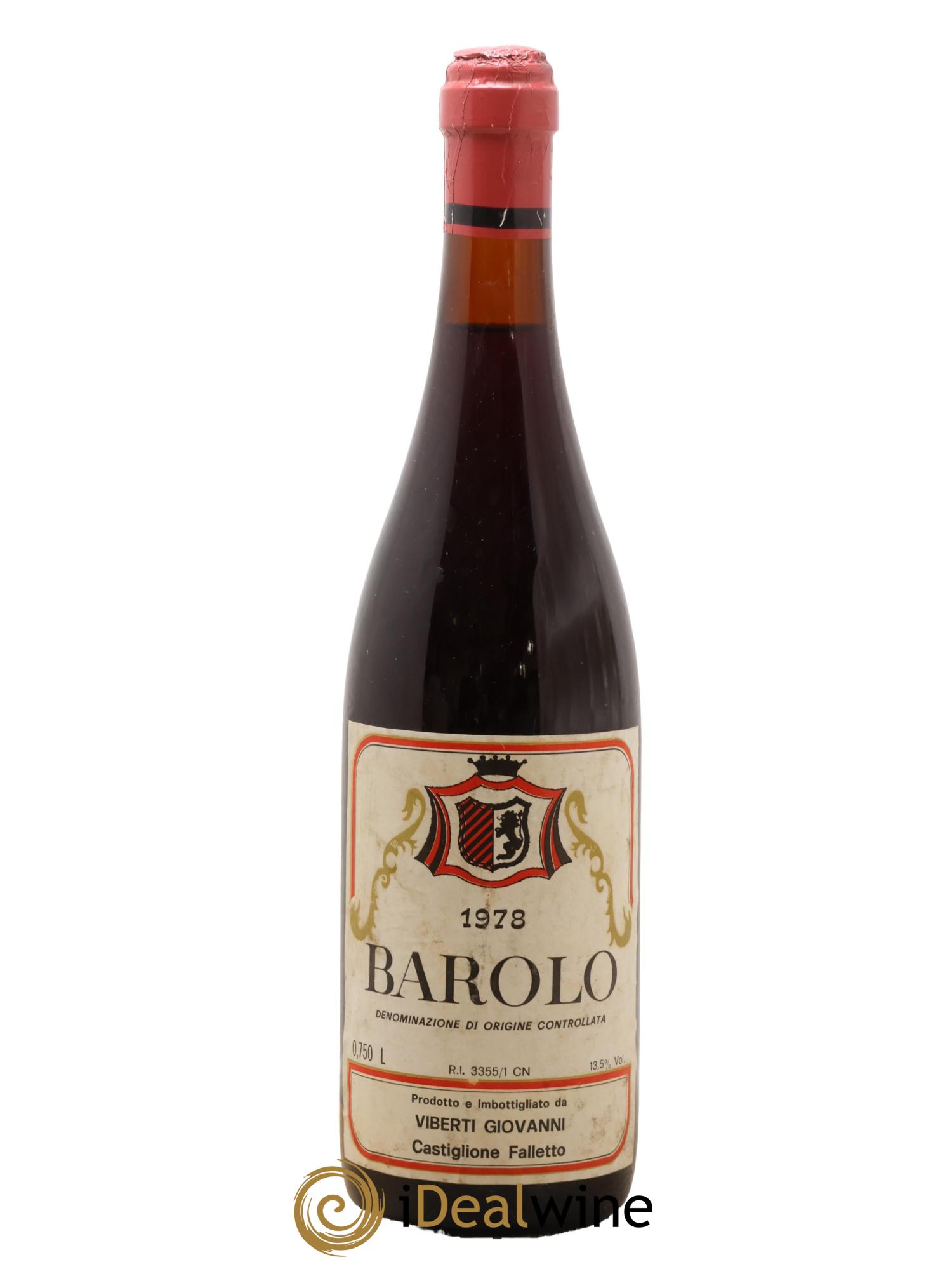 Barolo DOCG Viberti Giovanni 1978 - Lotto di 1 bottiglia - 0