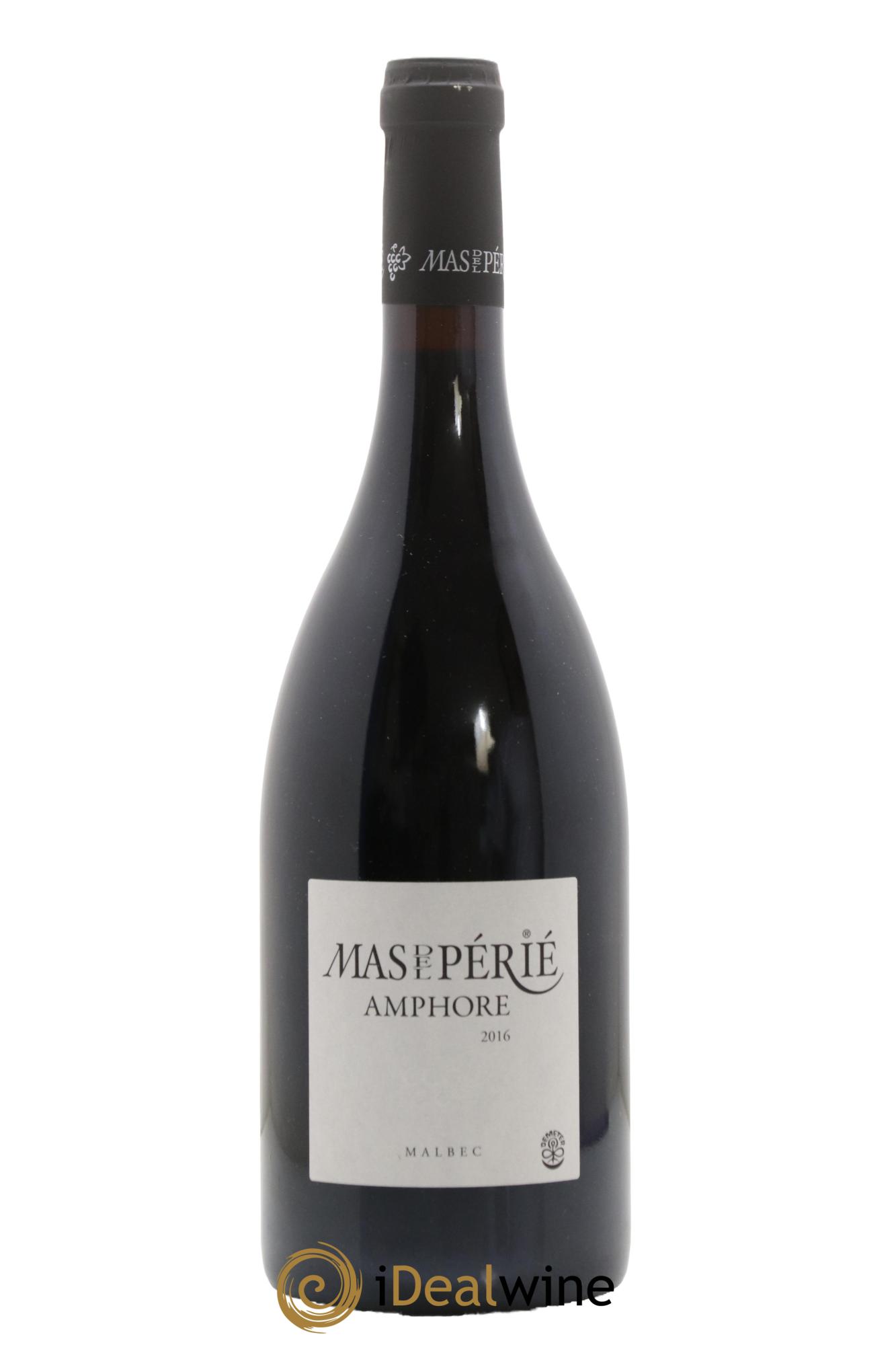 Cahors Mas Del Périé Amphore Fabien Jouves 2016 - Lot de 1 bouteille - 0