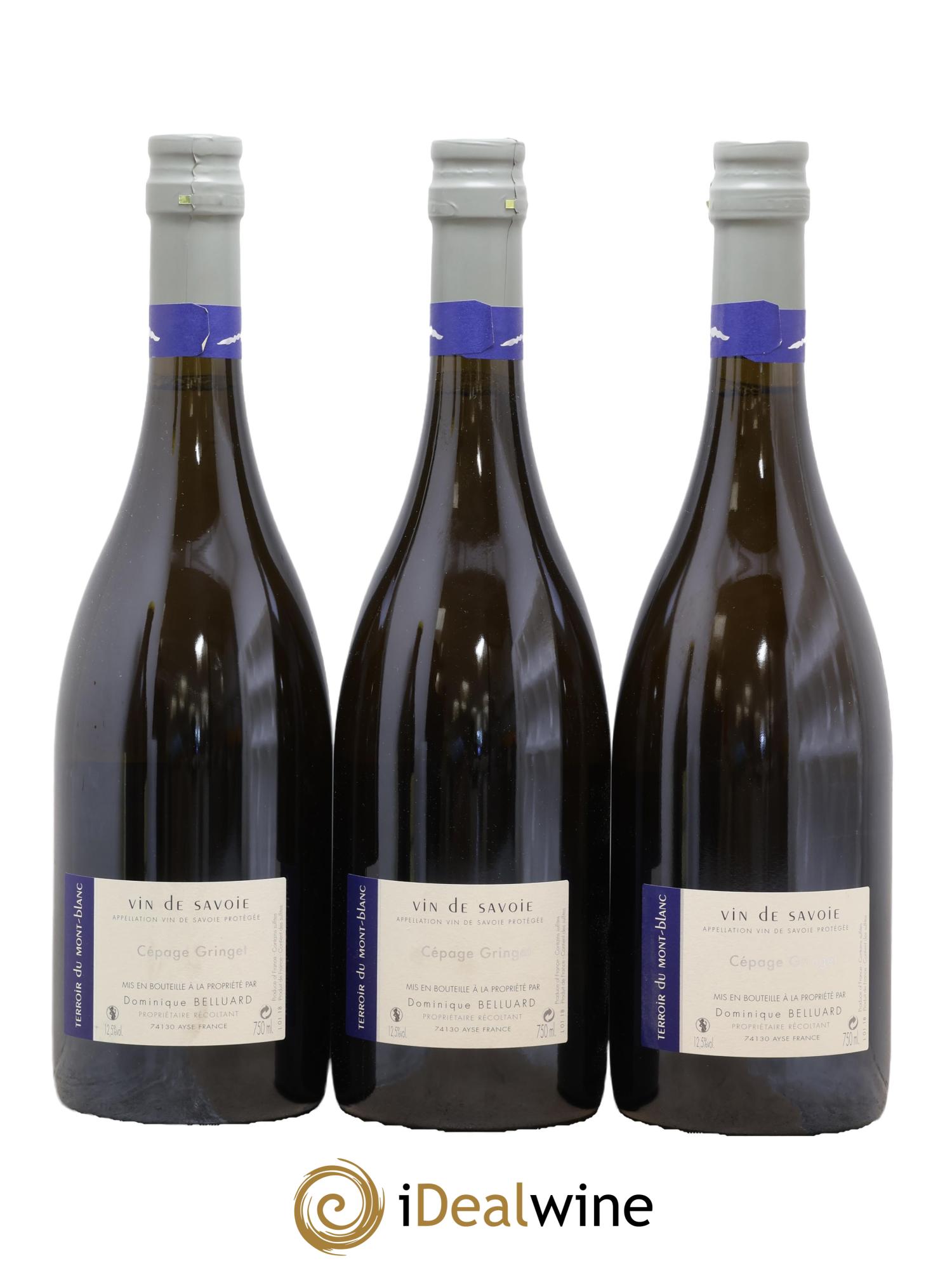 Vin de Savoie Les Alpes Domaine Belluard 2018 - Lot de 3 bouteilles - 1