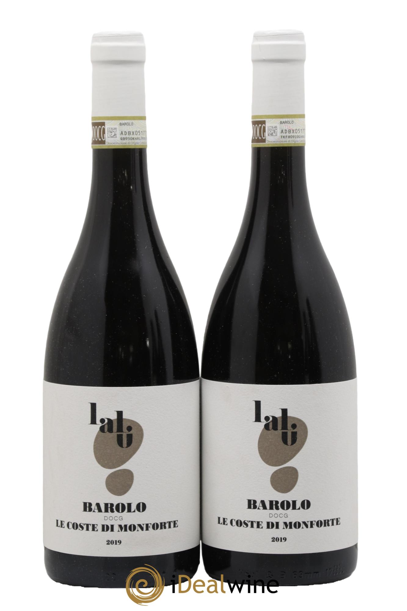 Barolo DOCG Le Coste di Monforte Lalù 2019 - Lot de 2 bouteilles - 0