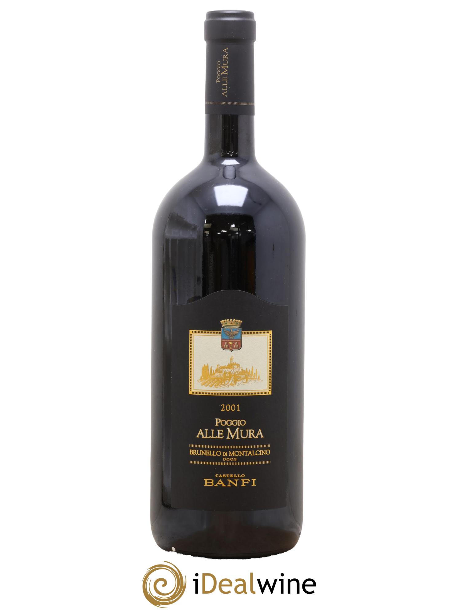 Brunello di Montalcino DOCG Riserva Poggio Alle Mura Castello Banfi 2001 - Lot de 1 magnum - 0