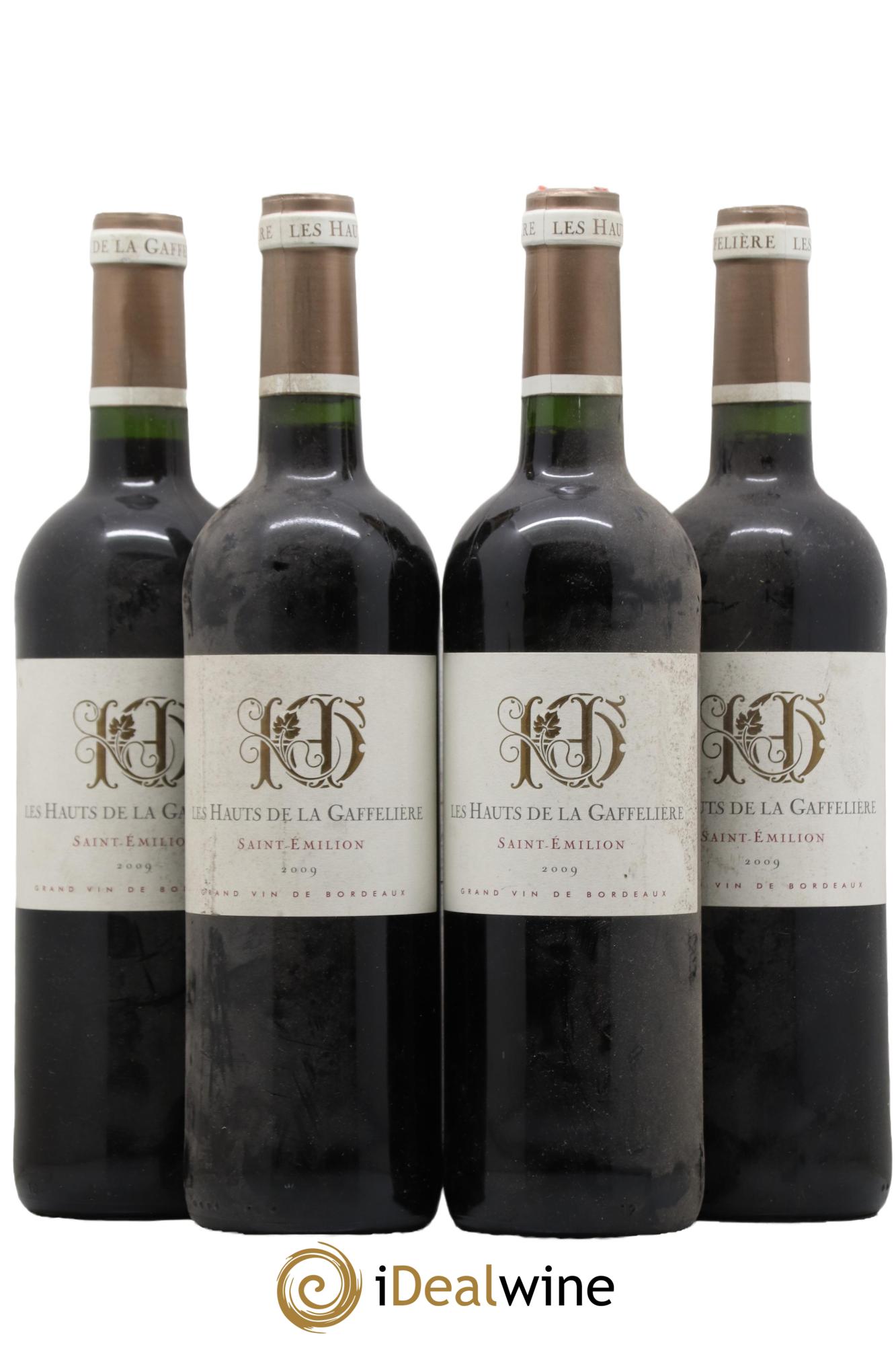 Saint-Émilion Les Hauts de la Gaffeliere 2009 - Lot de 4 bouteilles - 0