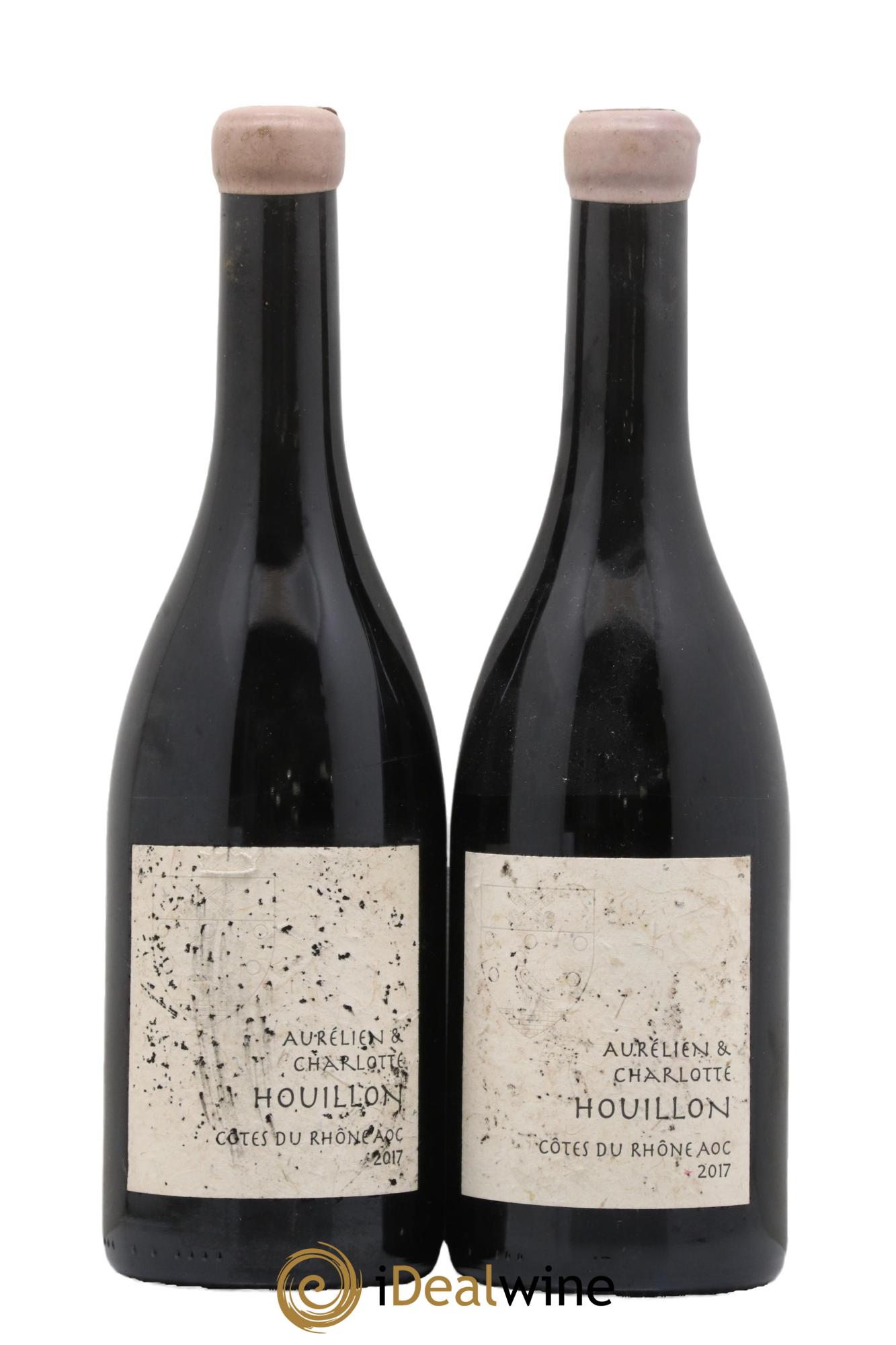 Côtes-du-Rhône Tonneaux Aurélien et Charlotte Houillon 2017 - Lot de 2 bouteilles - 0