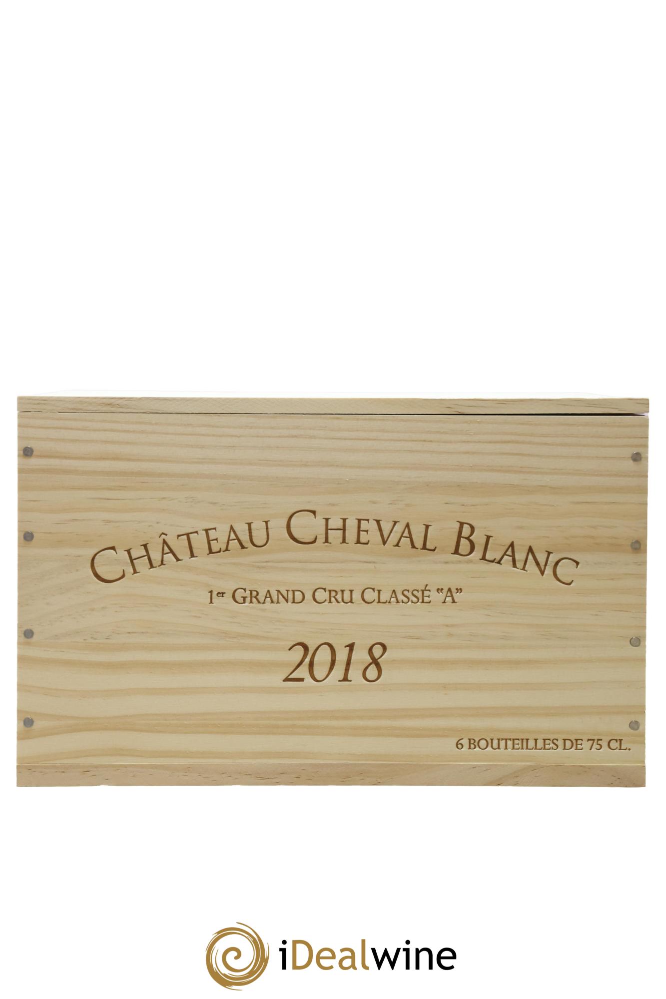 Château Cheval Blanc 1er Grand Cru Classé A 2018 - Posten von 6 Flaschen - 5