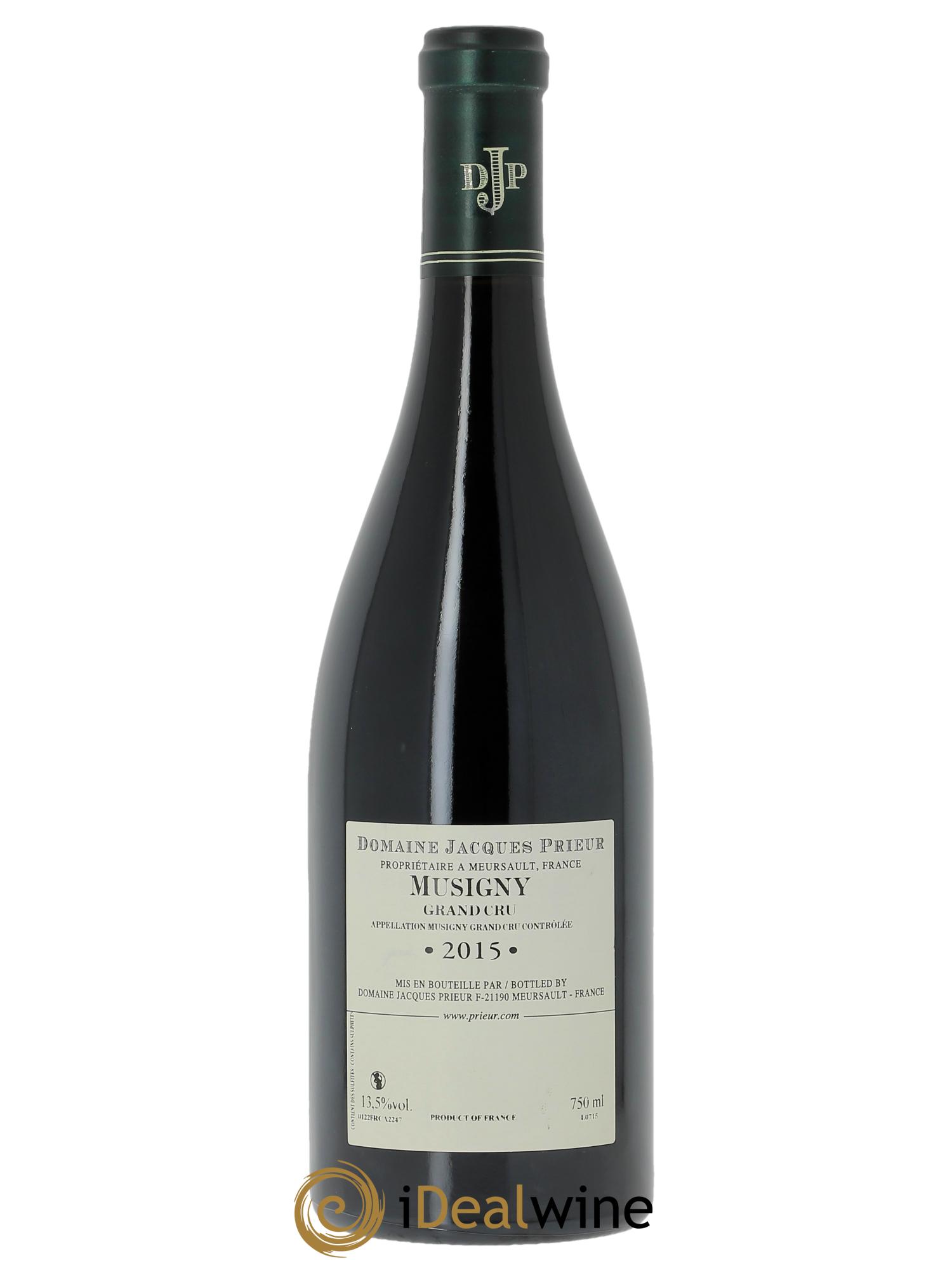 Musigny Grand Cru Jacques Prieur (Domaine) 2015 - Lote de 1 botella - 1