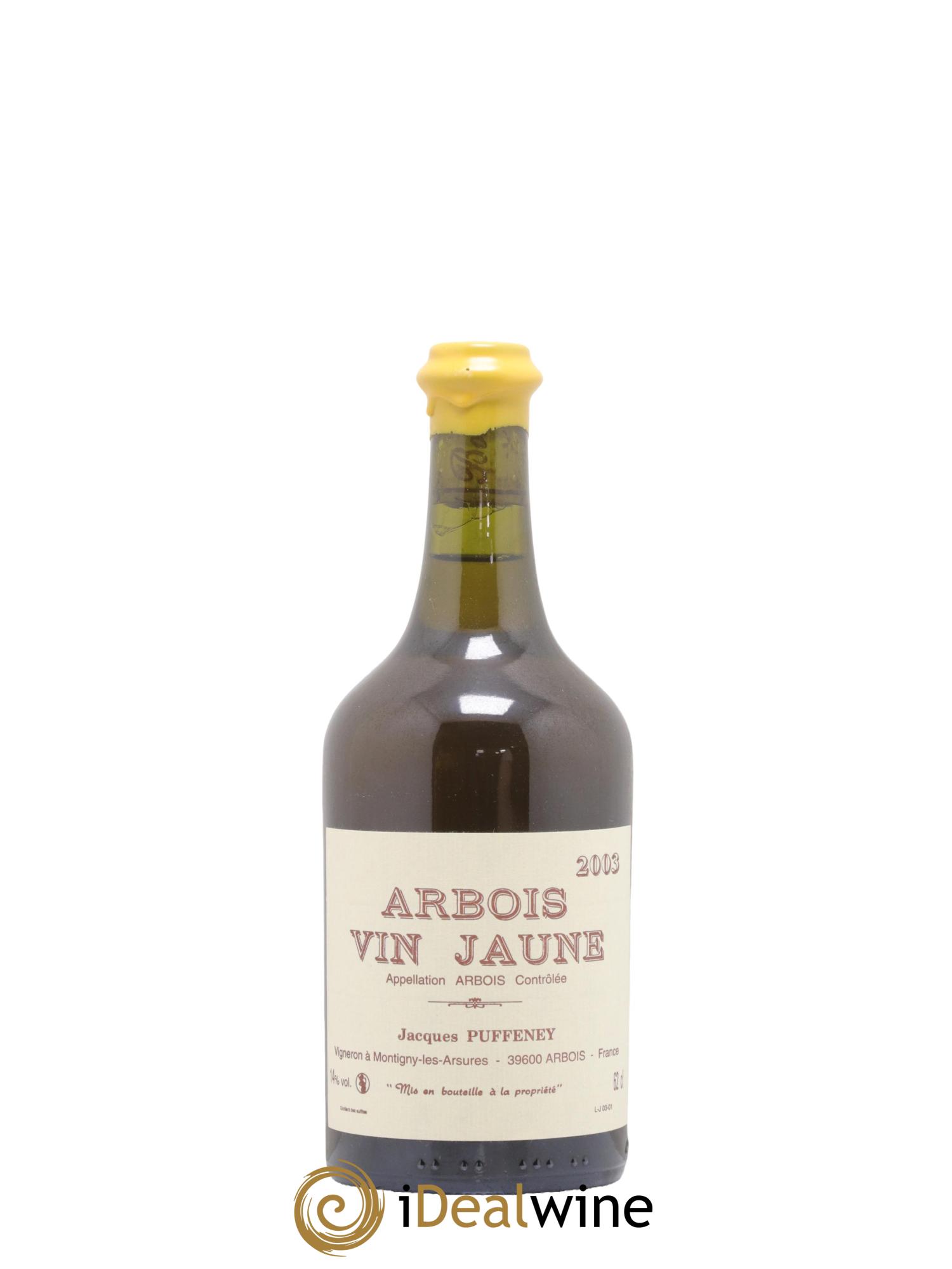 Arbois Vin Jaune Jacques Puffeney 2003 - Lot de 1 clavelin - 0