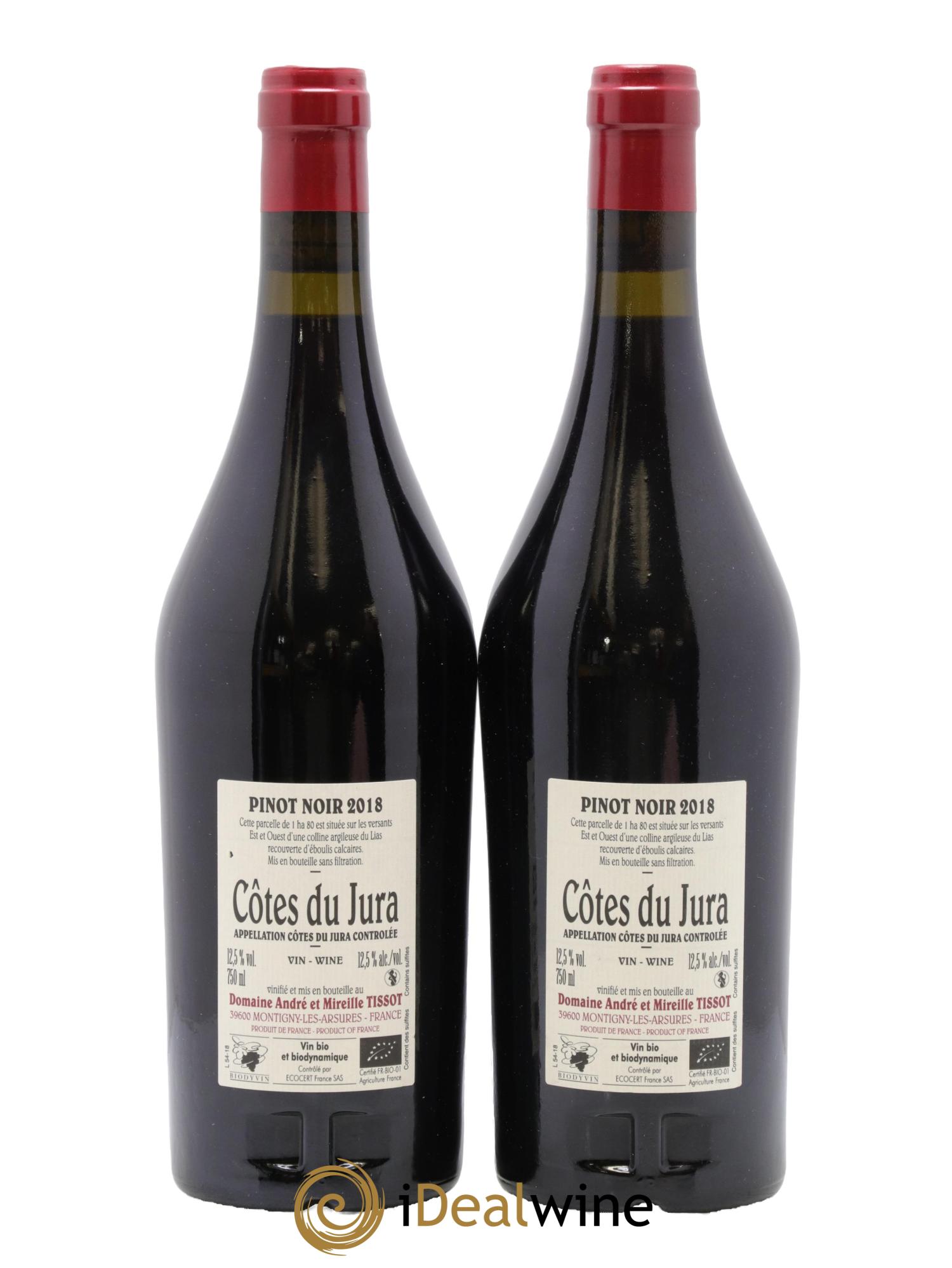 Côtes du Jura En Barberon Bénédicte et Stéphane Tissot 2018 - Lot de 2 bouteilles - 1
