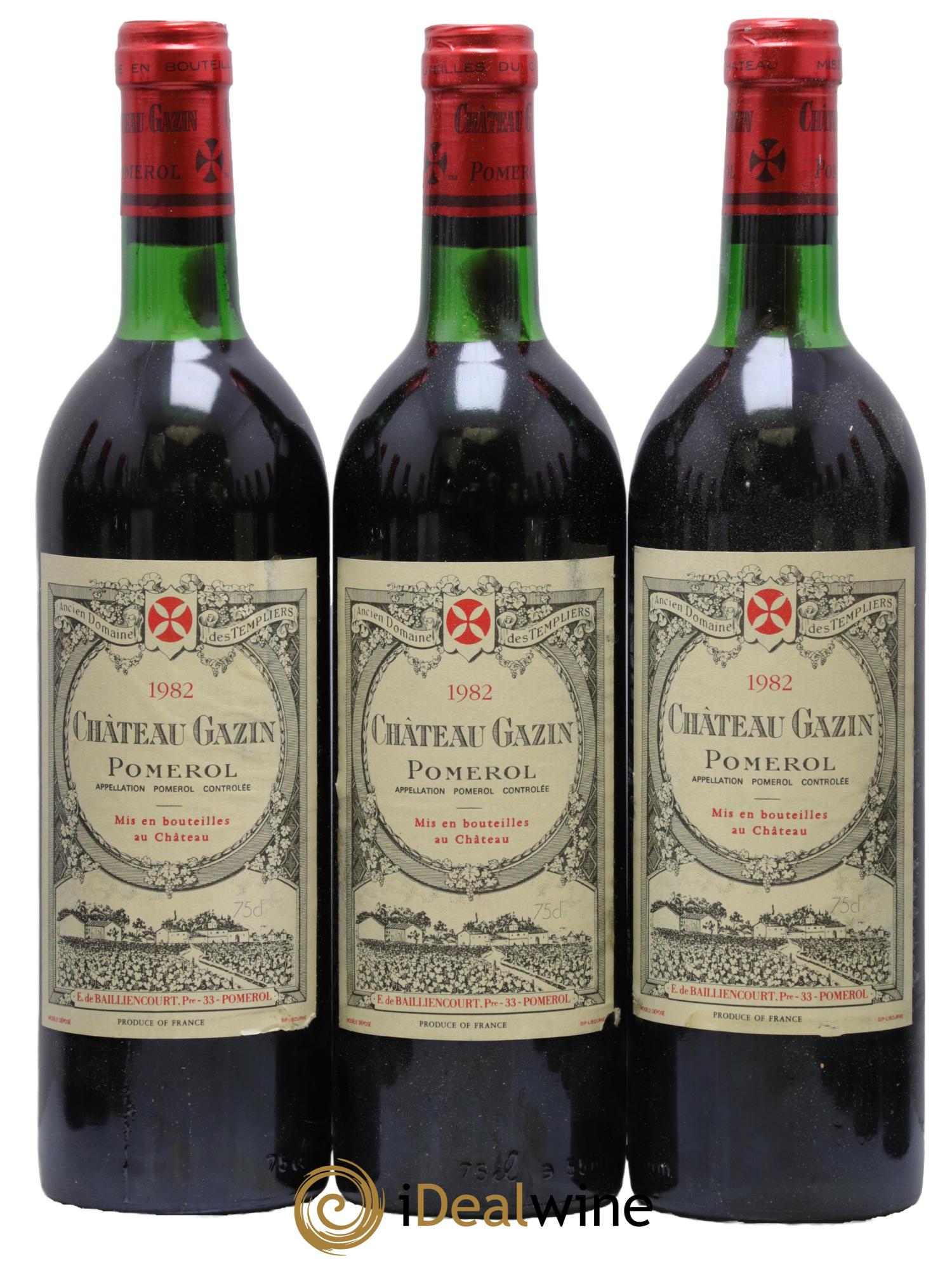 Château Gazin 1982 - Lot de 12 bouteilles - 1