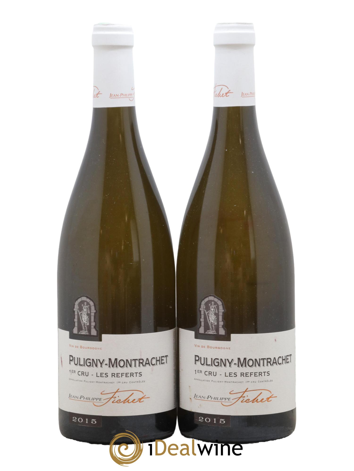 Puligny-Montrachet 1er Cru Les Referts Jean-Philippe Fichet 2015 - Lot de 2 bouteilles - 0