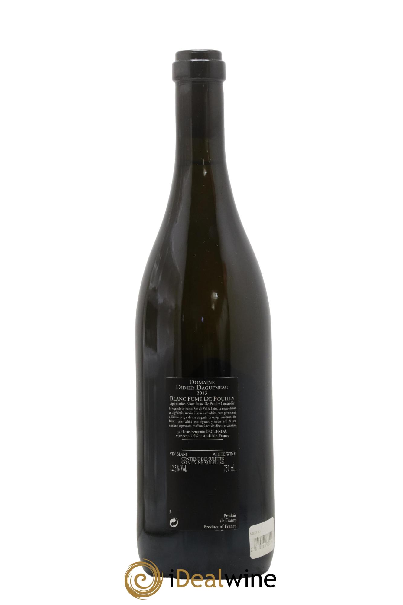 Vin de France (anciennement Pouilly-Fumé) Silex Dagueneau (Domaine Didier - Louis-Benjamin) 2013 - Posten von 1 Flasche - 1