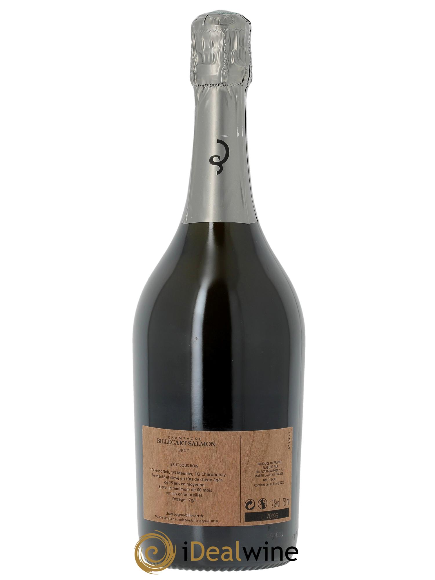 Brut sous Bois Billecart-Salmon  - Lot of 1 bottle - 2
