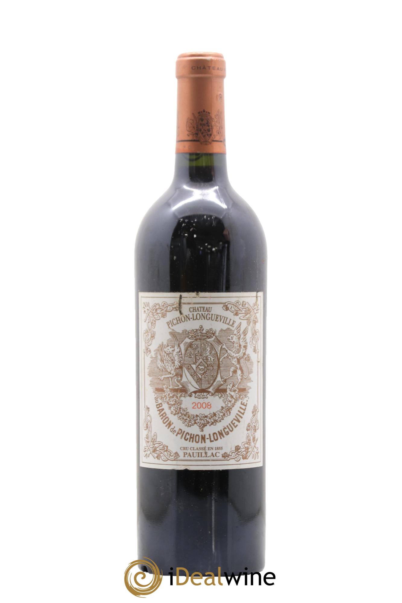 Pichon Longueville Baron 2ème Grand Cru Classé 2008 - Lot de 1 bouteille - 0