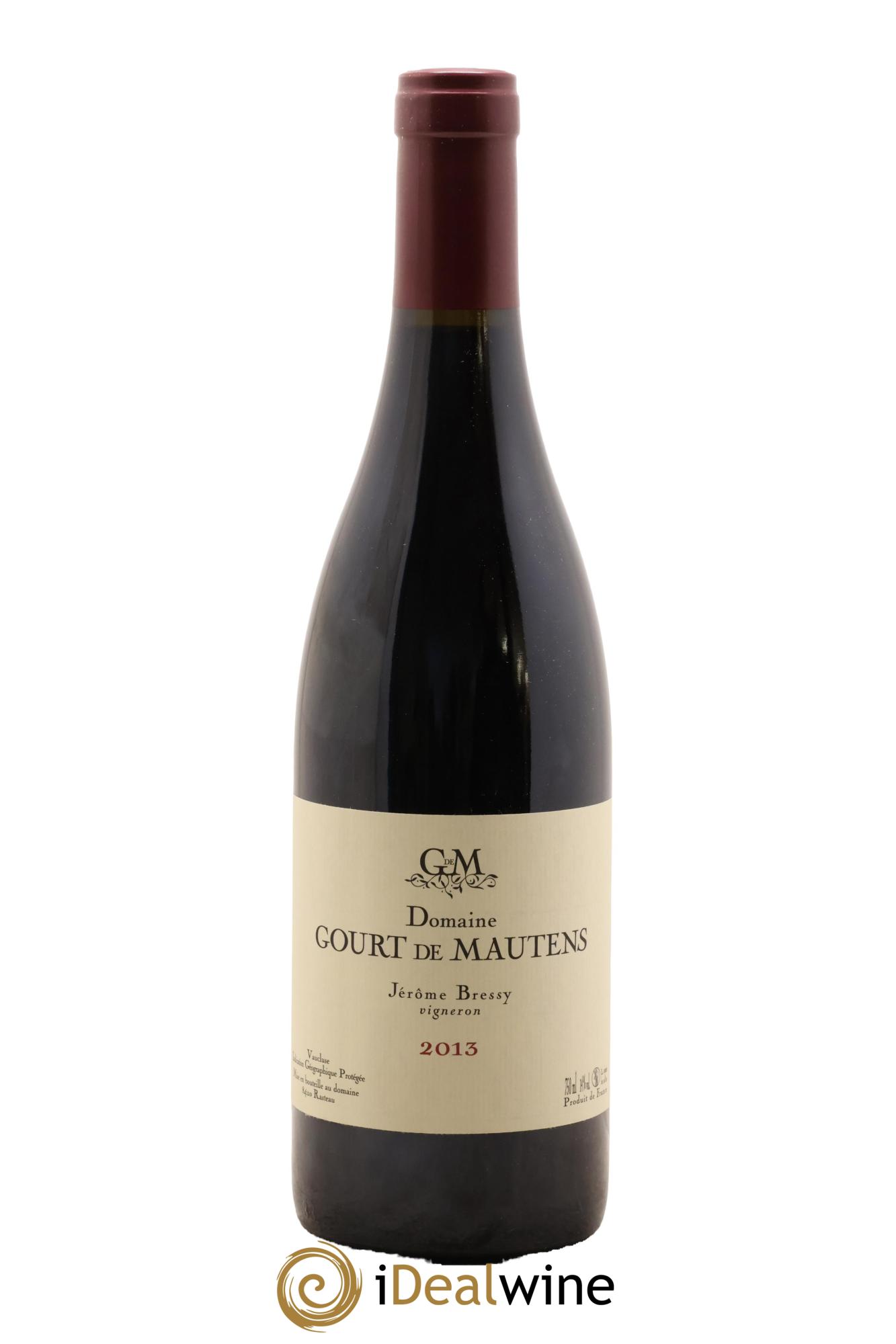 Vaucluse (Vin de Pays de Vaucluse) Domaine Gourt de Mautens - Jérôme Bressy 2013 - Lot de 1 bouteille - 0