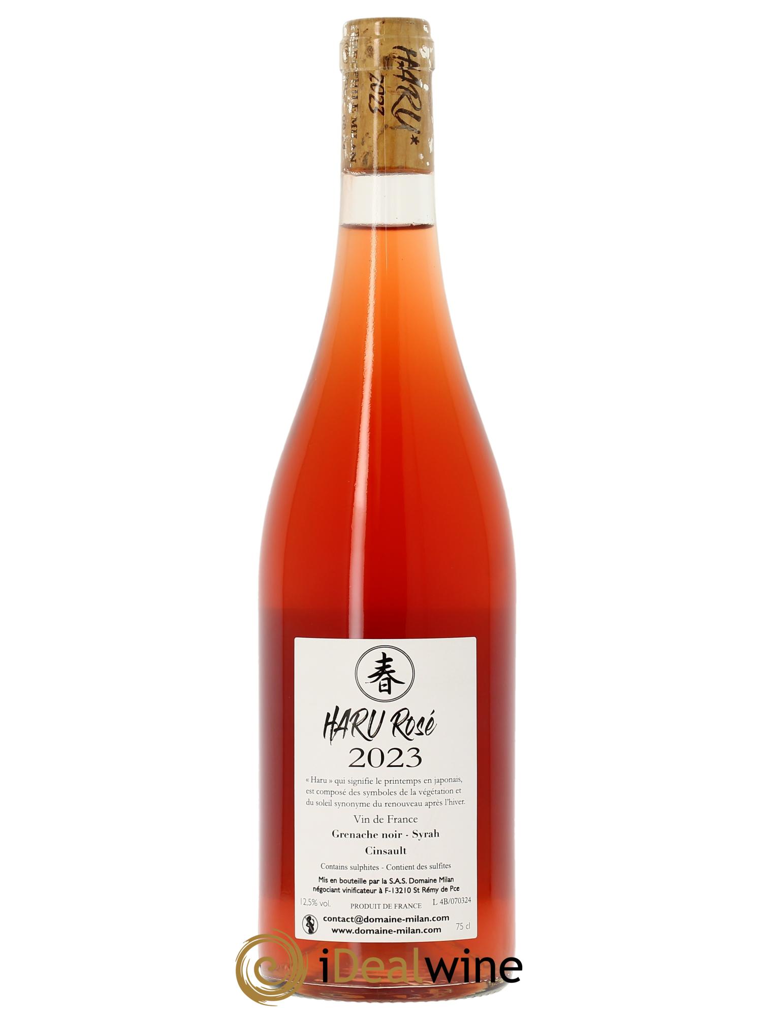 Vin de France Théophile Milan Haru Henri Milan  2023 - Posten von 1 Flasche - 1