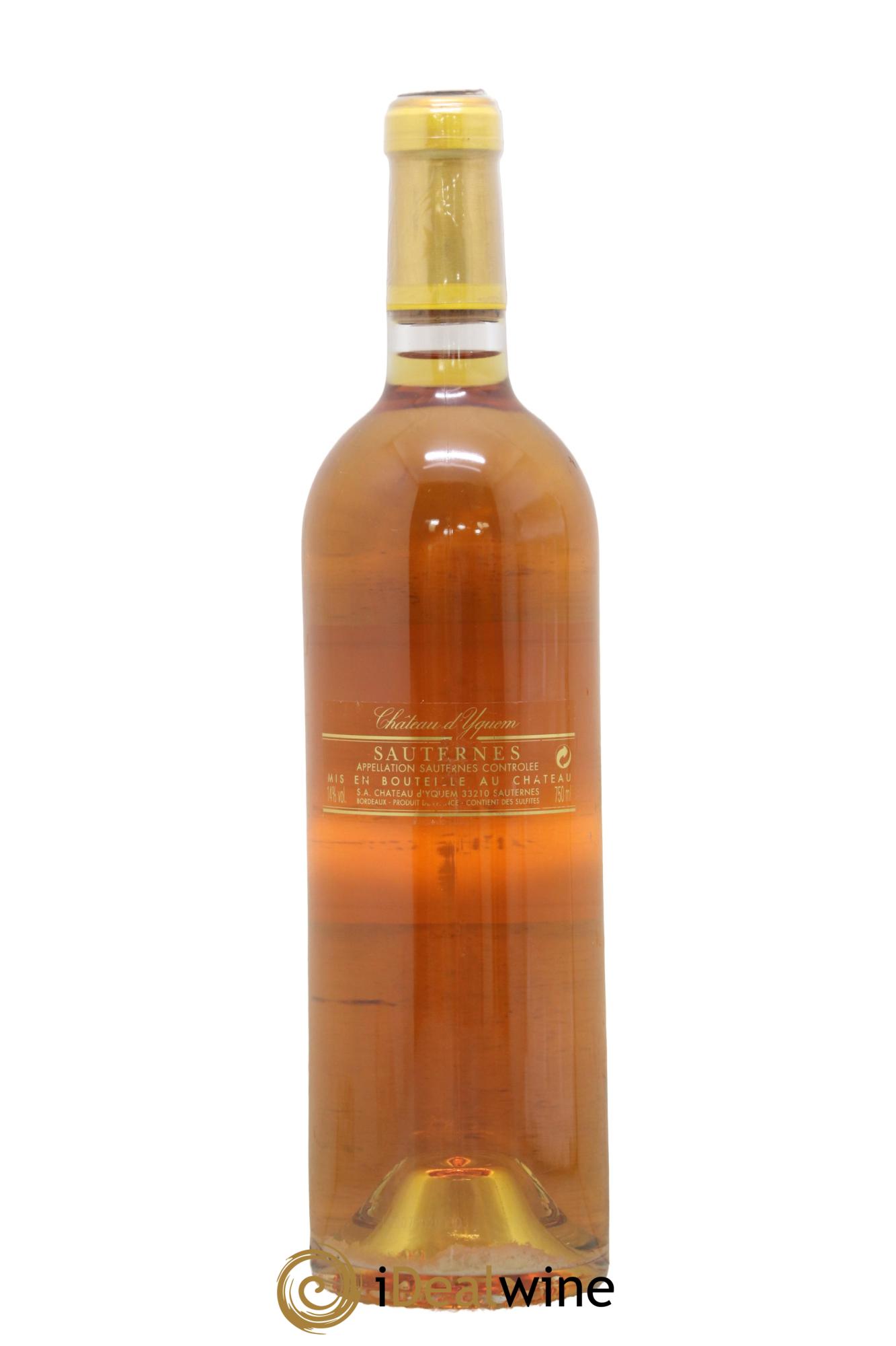 Château d' Yquem 1er Cru Classé Supérieur 2007 - Lot of 1 bottle - 1