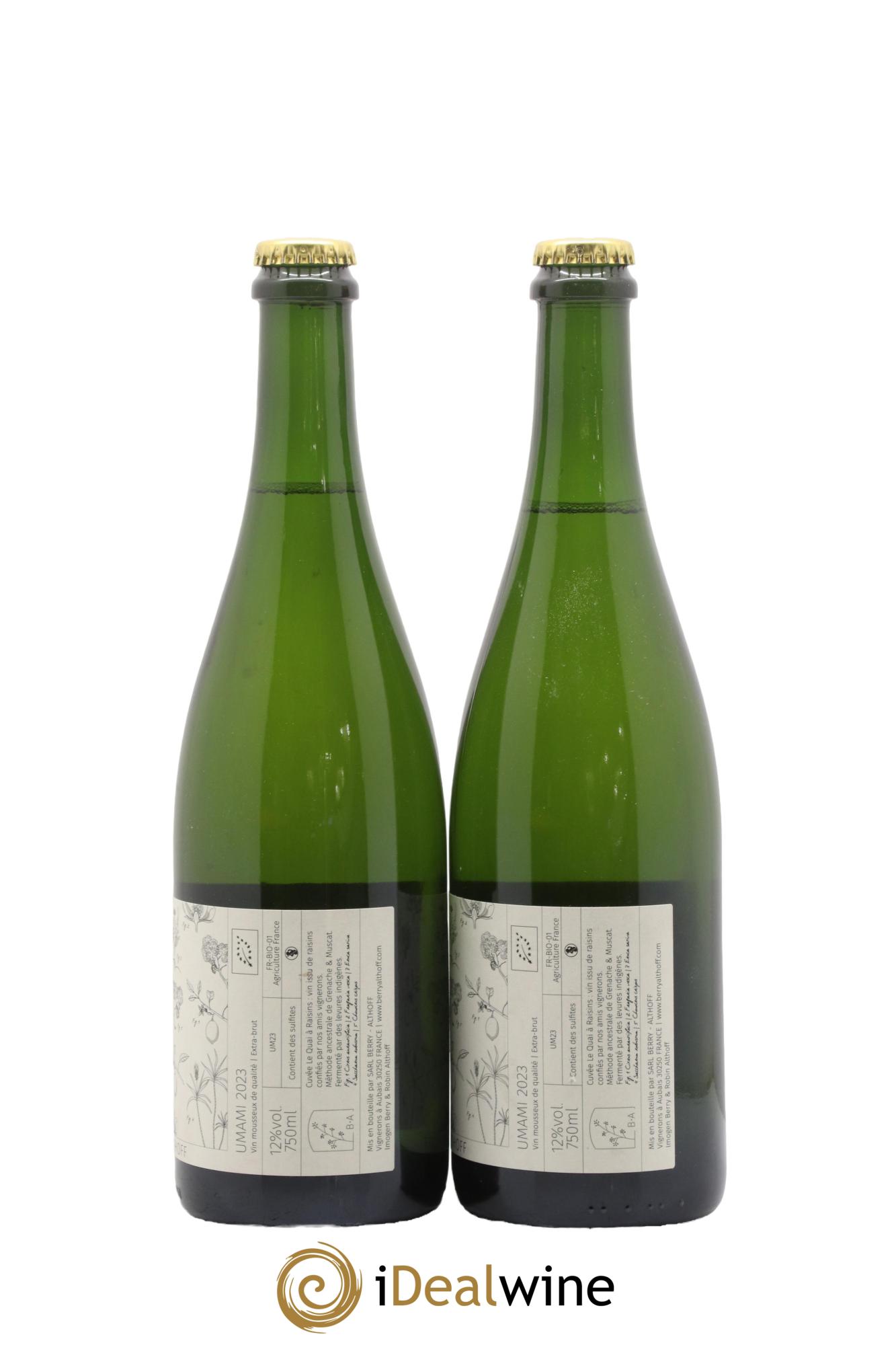 Vin de France Umami Le Quai à Raisins 2023 - Lot de 2 bouteilles - 1