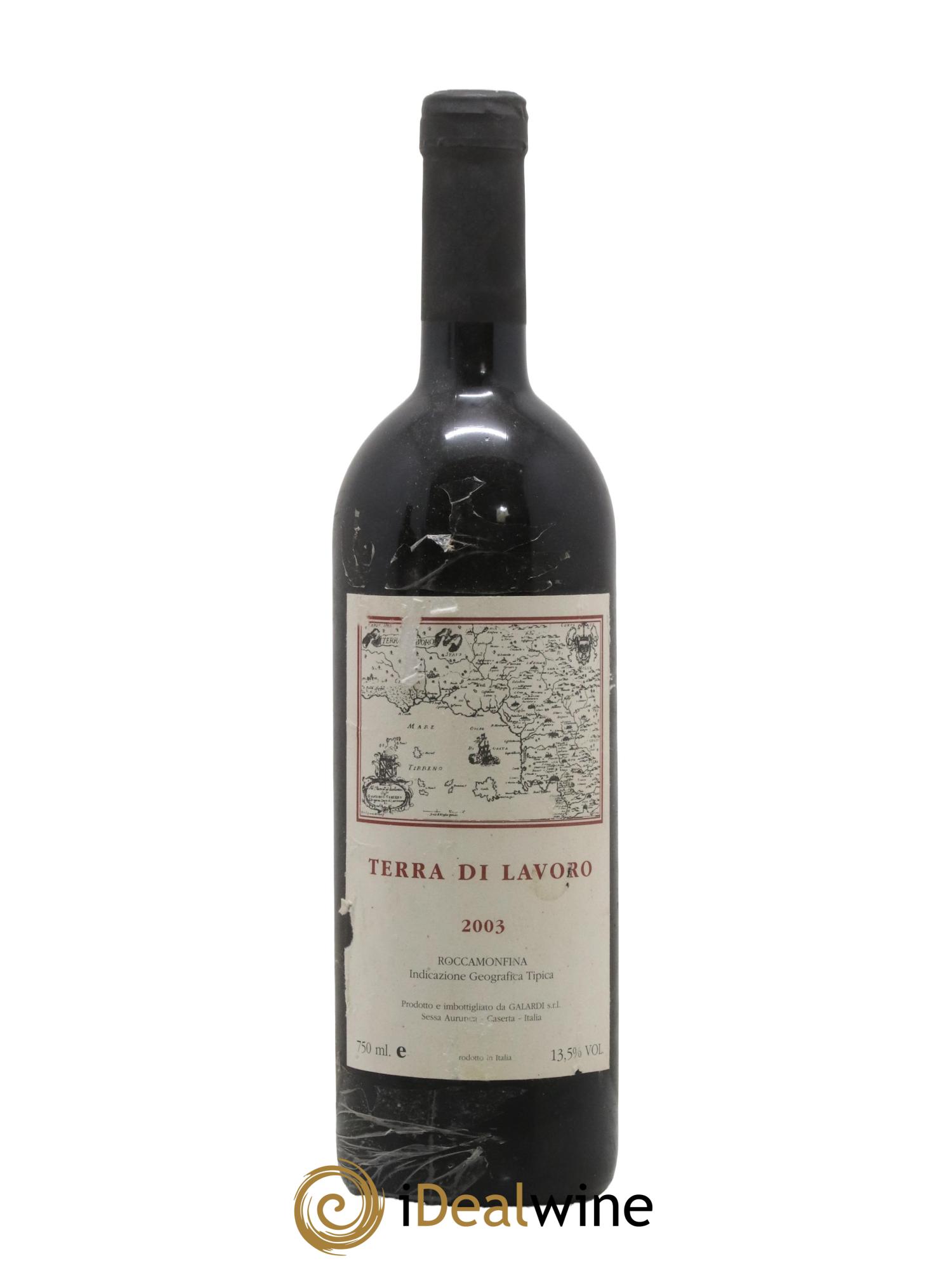 Italie Rocamonfina Terra Di Lavoro 2003 - Lot de 1 bouteille - 0