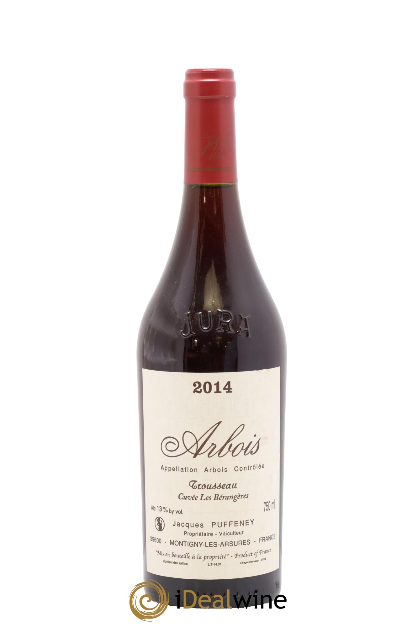 Arbois Trousseau Cuvée Les Bérangères Jacques Puffeney 2014 - Lotto di 1 bottiglia - 0