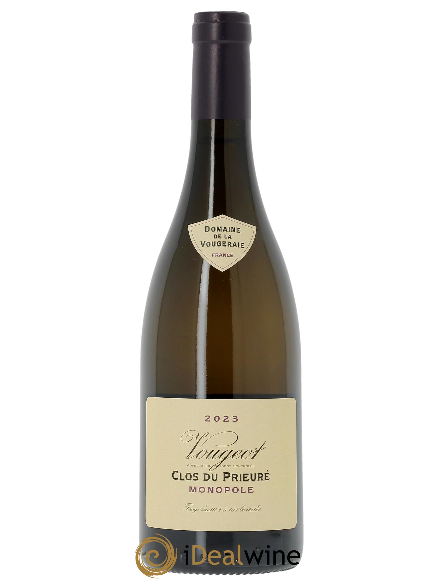 Vougeot Clos du Prieuré La Vougeraie 2023 - Lot de 1 bouteille - 0