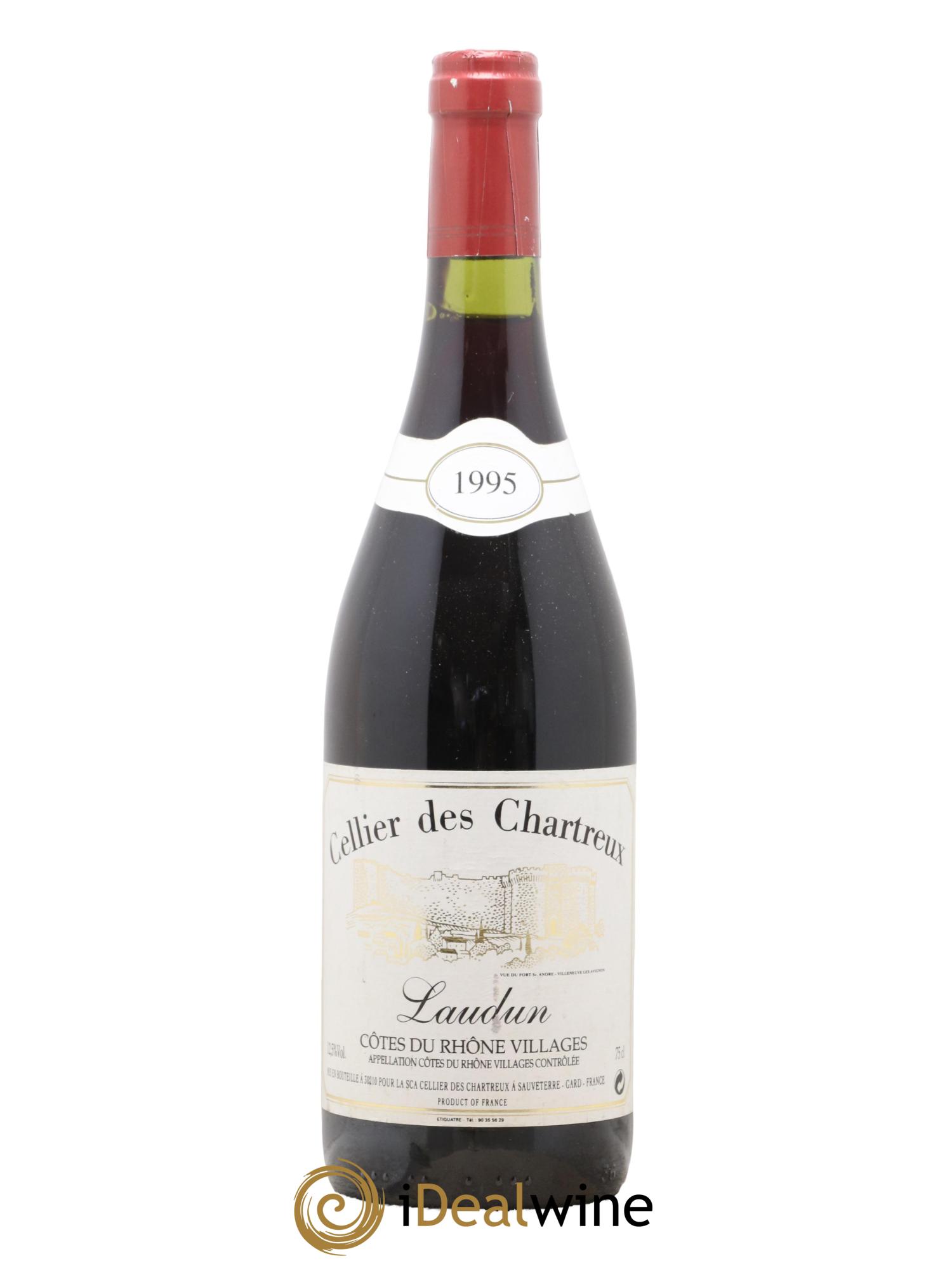 Côtes-du-Rhône Village Laudun Cellier Des Chartreux 1995 - Lotto di 1 bottiglia - 0