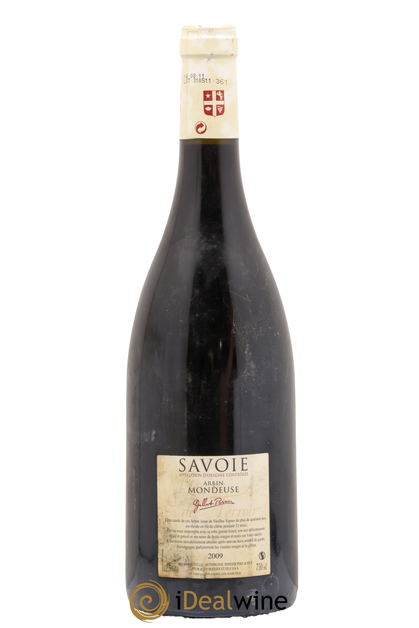 Vin de Savoie Arbin Perrier 2009 - Lot de 1 bouteille - 1