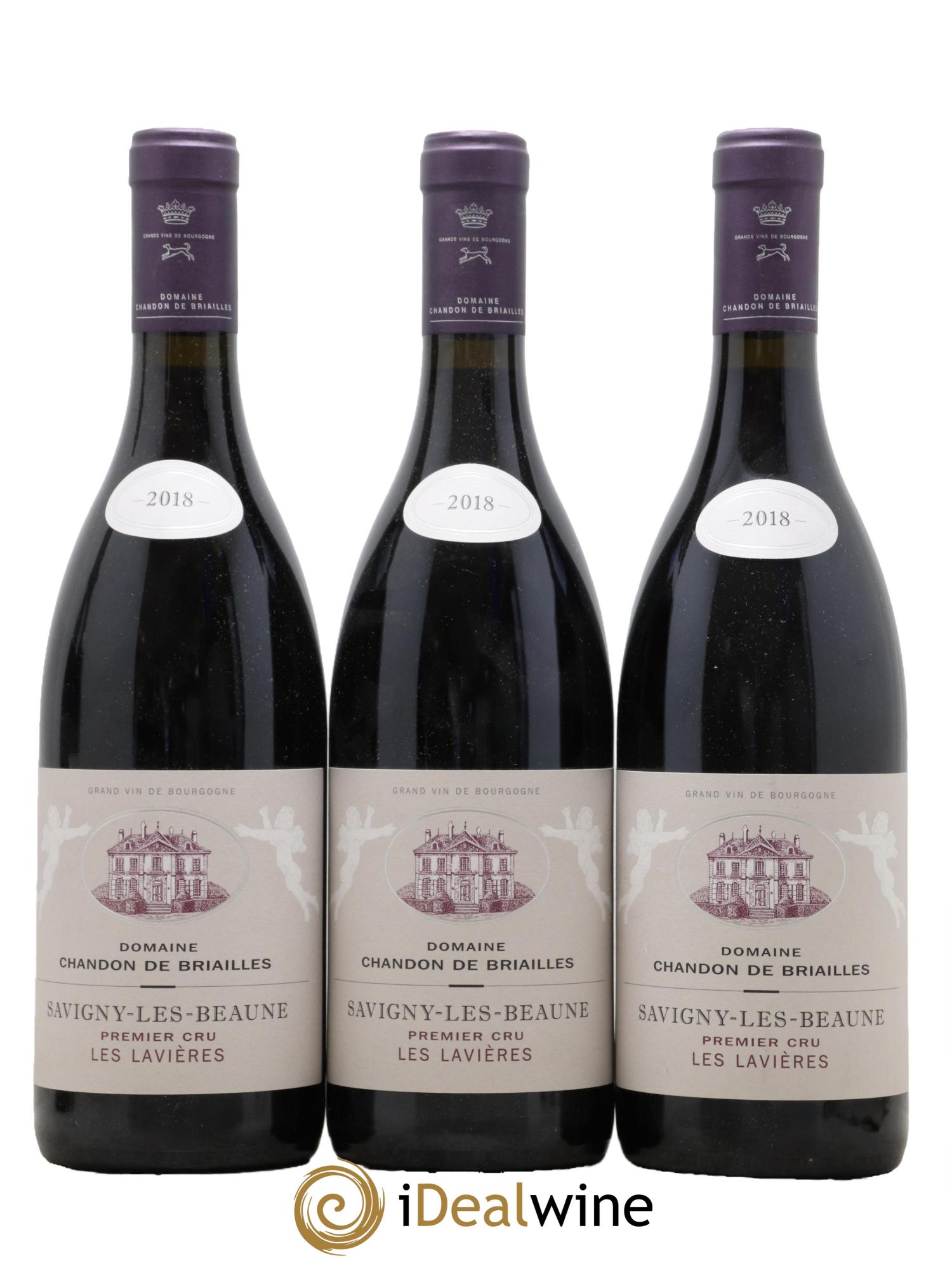 Savigny-lès-Beaune 1er Cru Les Lavières Chandon de Briailles 2018 - Lot de 3 bouteilles - 0