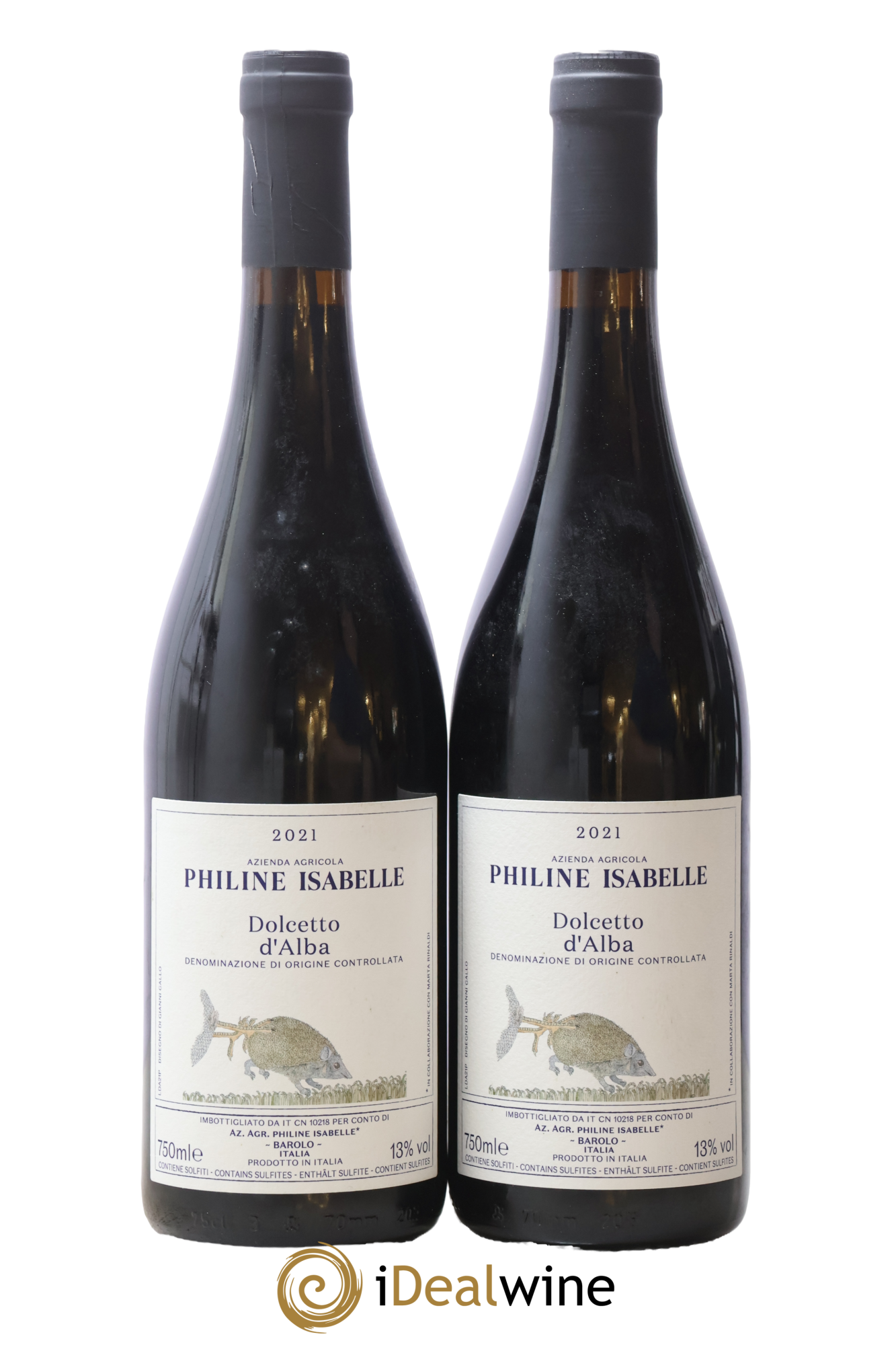 Dolcetto d'Alba DOC Philine Isabelle 2021 - Lot de 2 bouteilles - 0