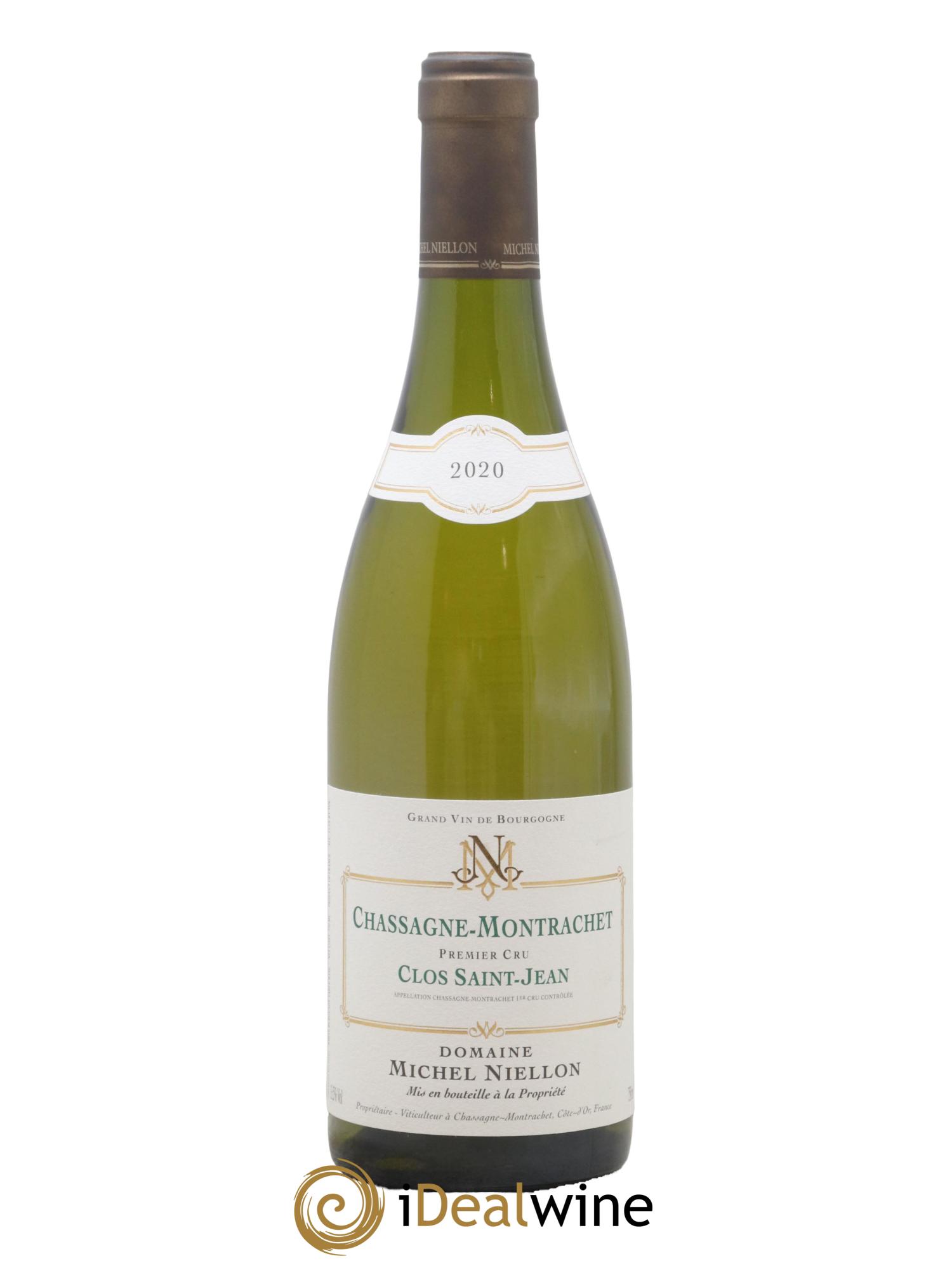 Chassagne-Montrachet 1er Cru Clos Saint-Jean Michel Niellon (Domaine) Clos Saint Jean Domaine Michel Niellon 2020 - Posten von 1 Flasche - 0