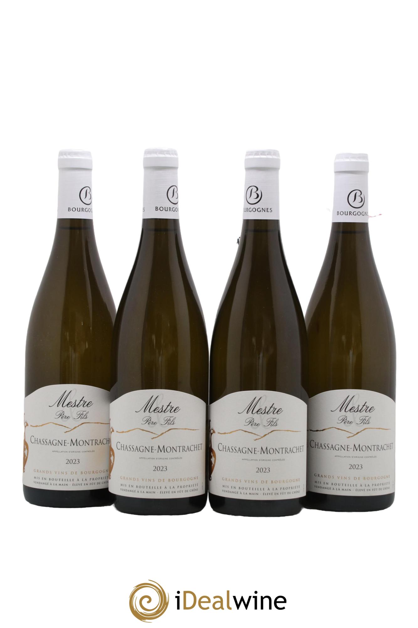 Chassagne-Montrachet Mestre 2023 - Lot de 4 bouteilles - 0