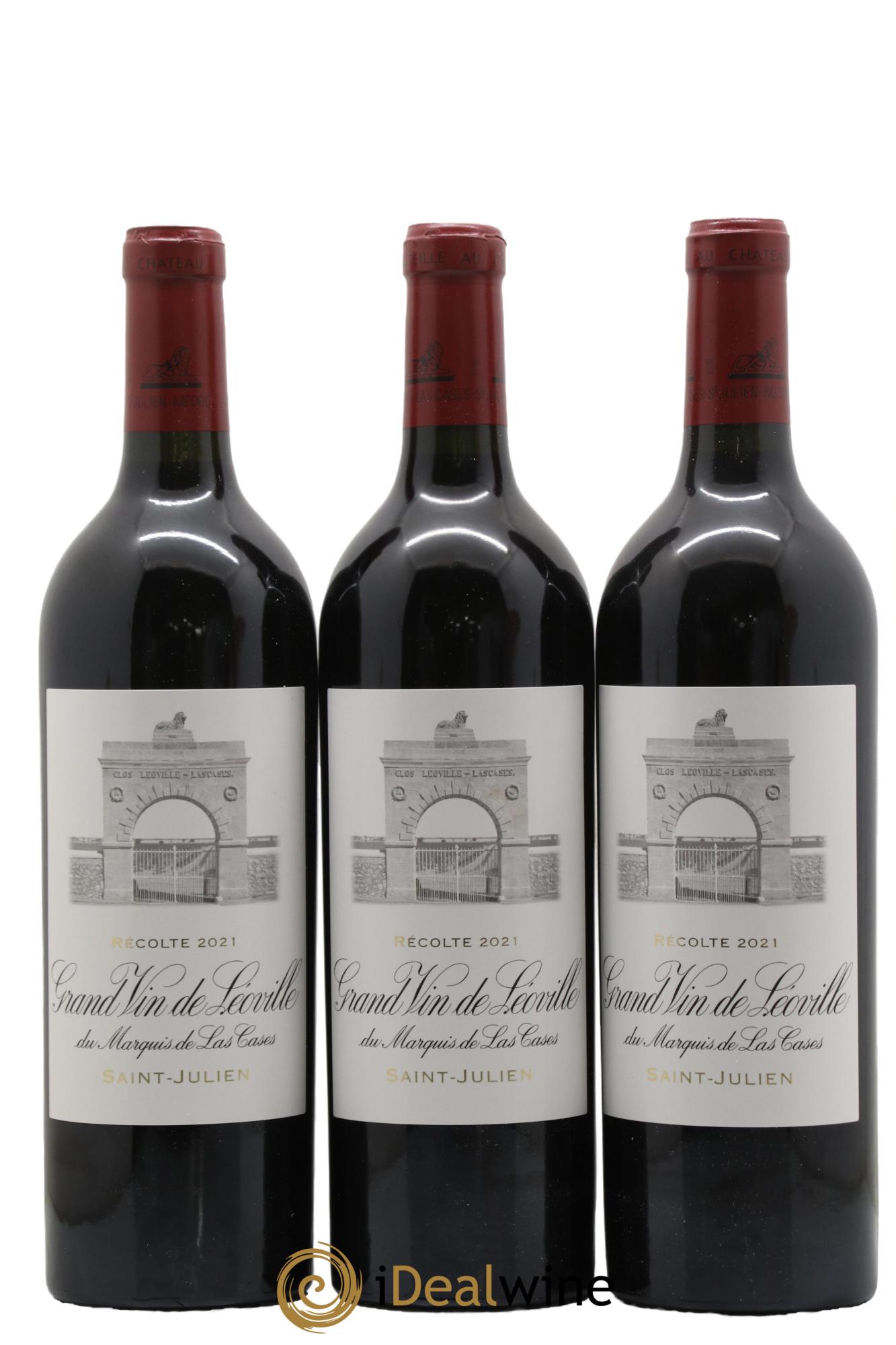 Château Léoville Las Cases 2ème Grand Cru Classé  2021 - Lot of 6 bottles - 3