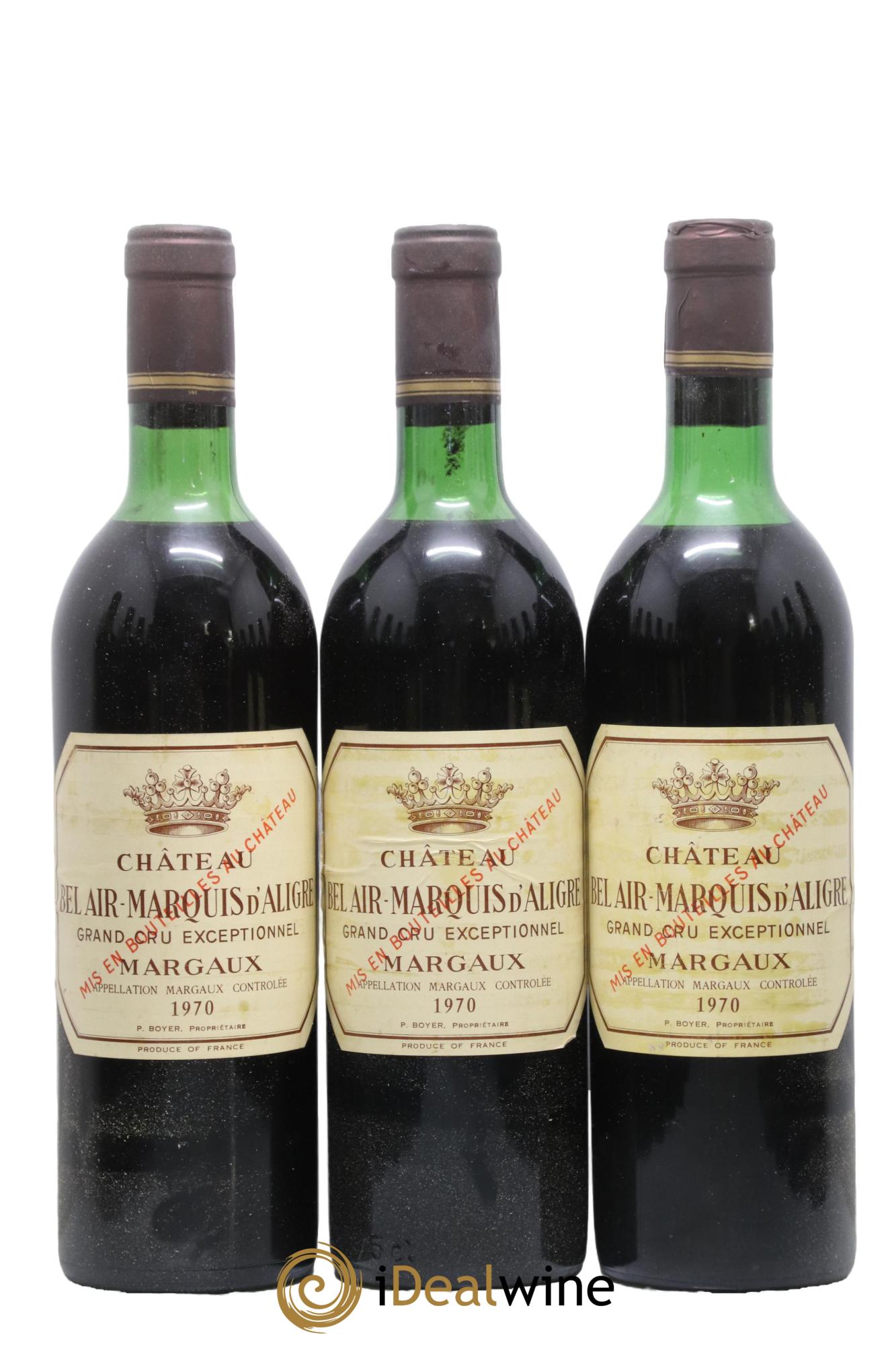 Château Bel Air Marquis d'Aligre 1970 - Lotto di 6 bottiglie - 2